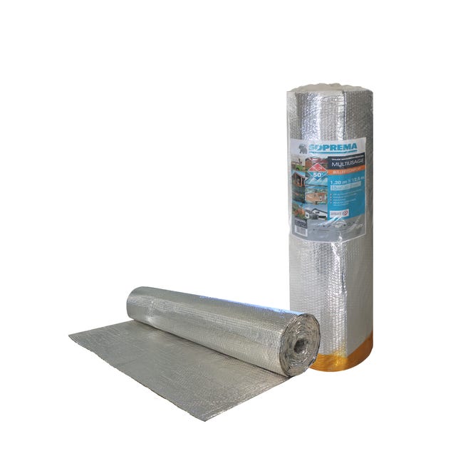 Isolant mince thermoréflecteur multi-usage BULLE CONFORT SOPREMA 1.2x12.5m