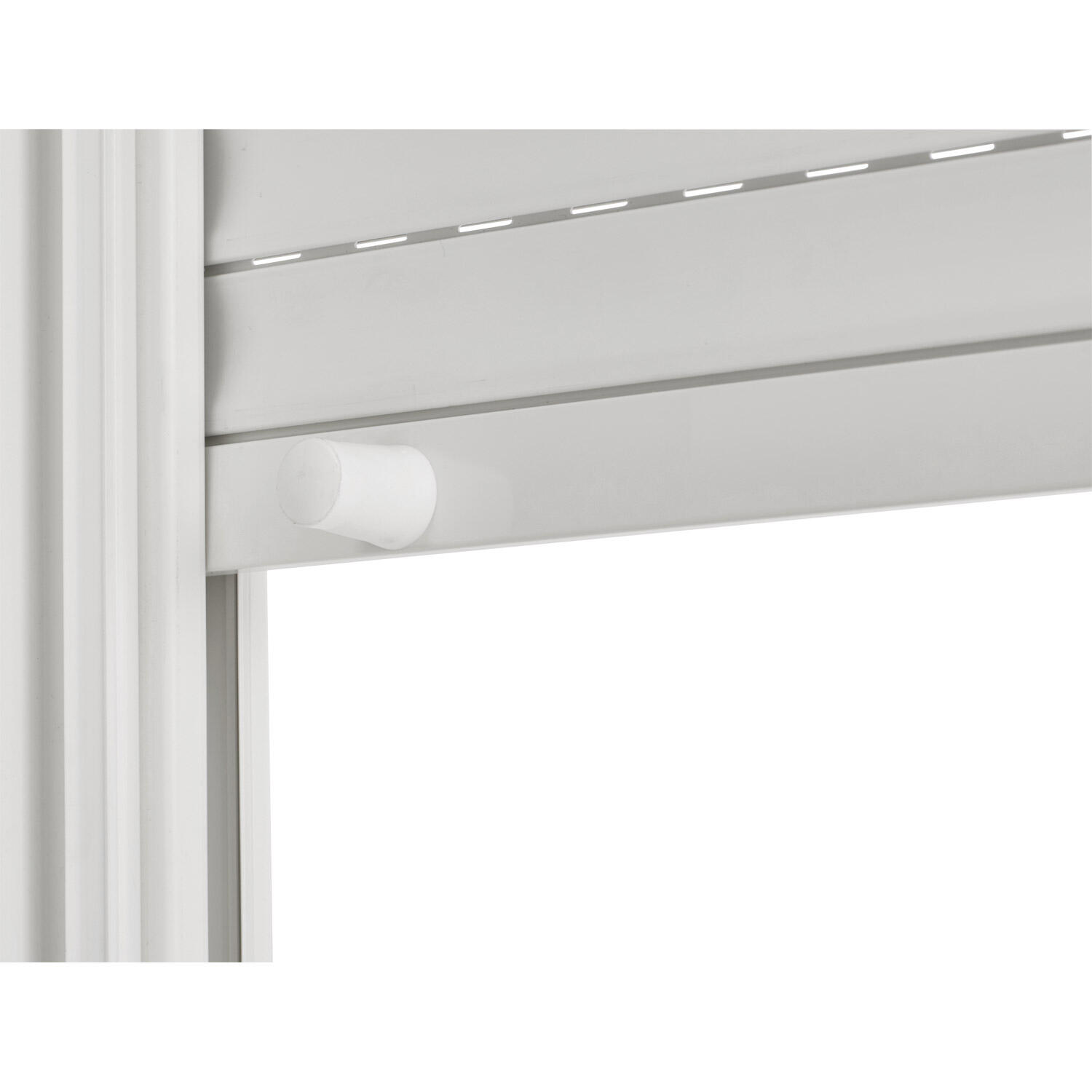 Porte-fenêtre avec volet roulant PVC Essentiel H.215xl.80cm 1 vt tirant G blanc - 11