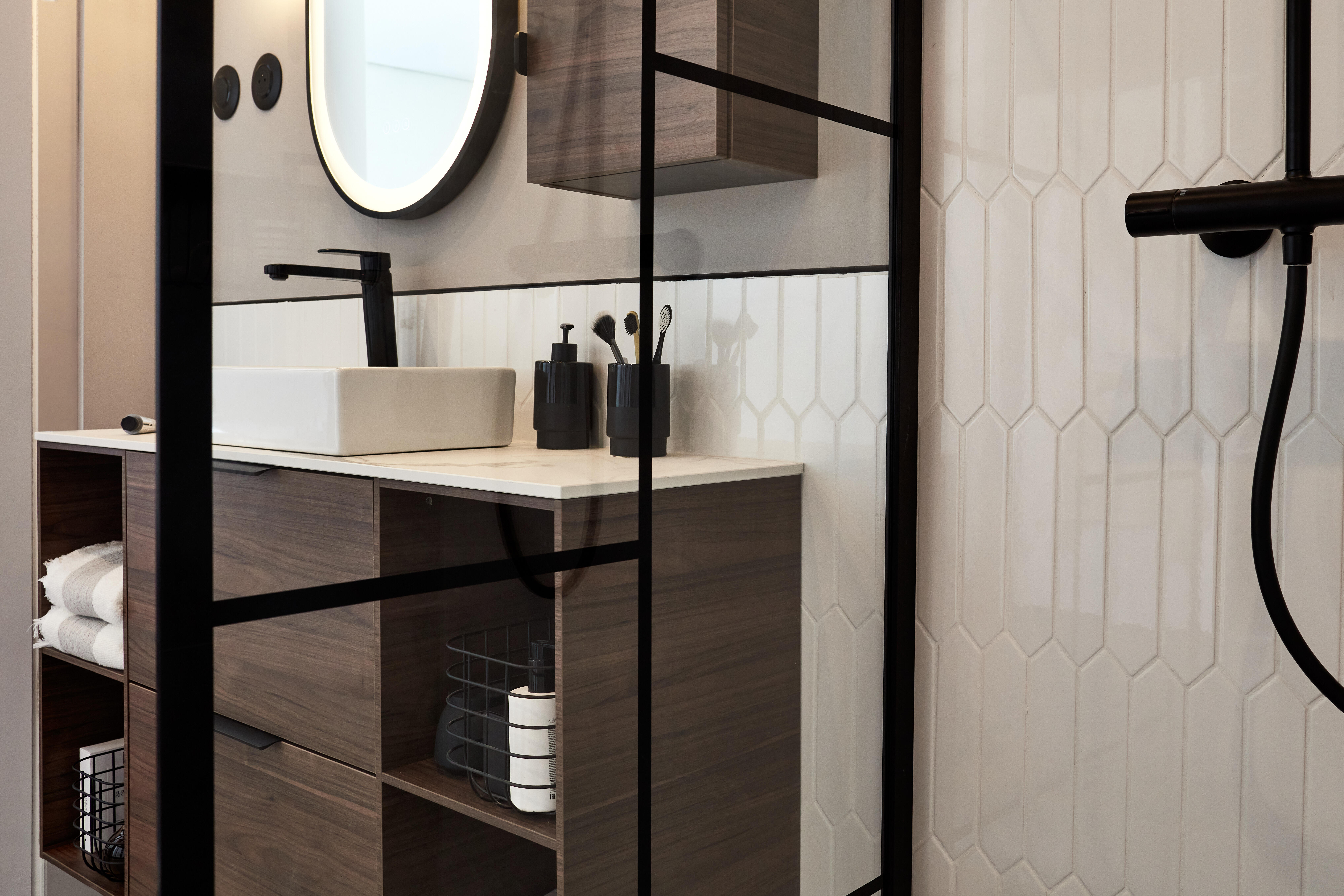 Espelho com iluminação 50x90 cm Mp Glass Swann - 7