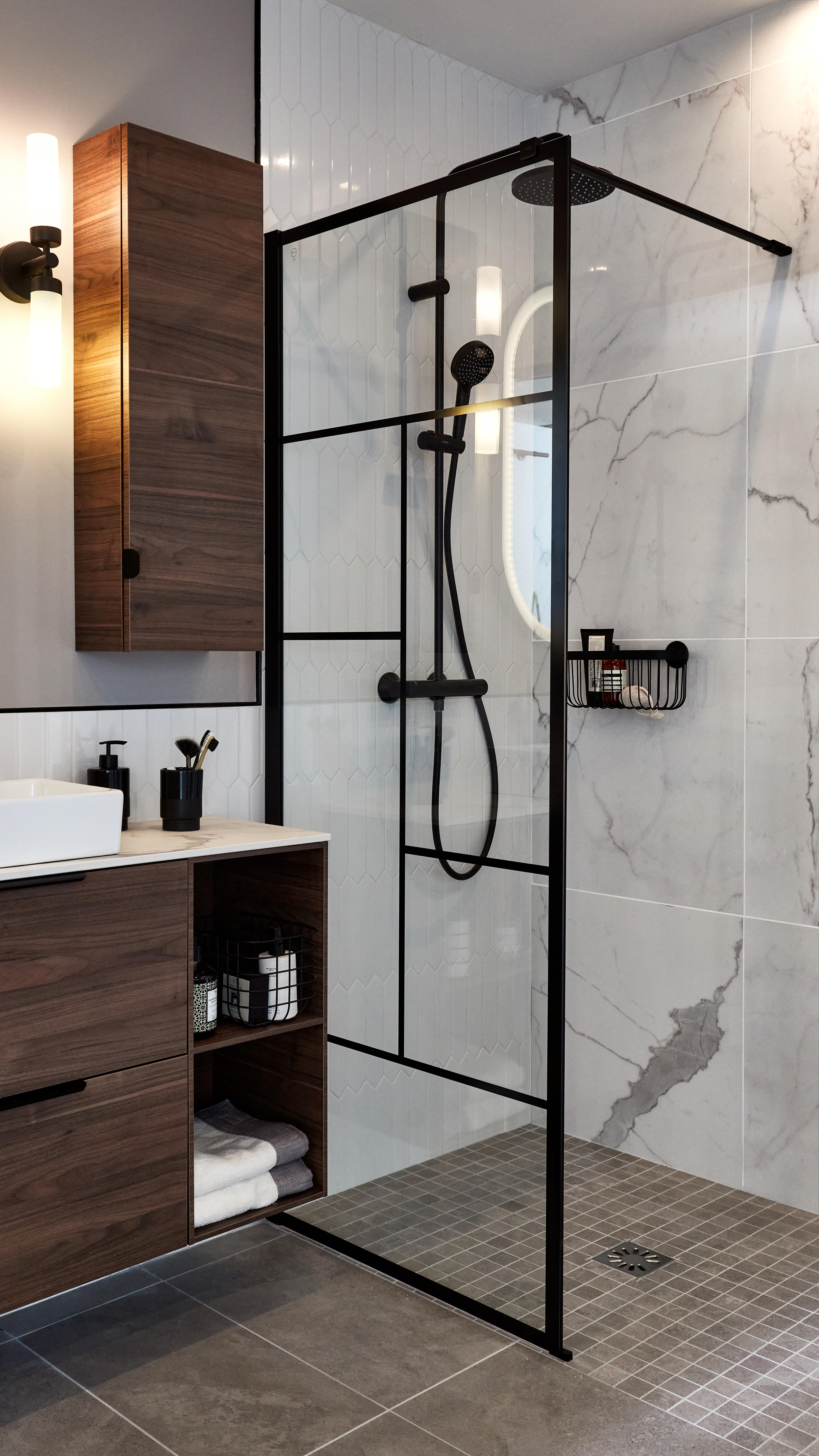 Cesto de duche SENSEA NEO PRETO - 13