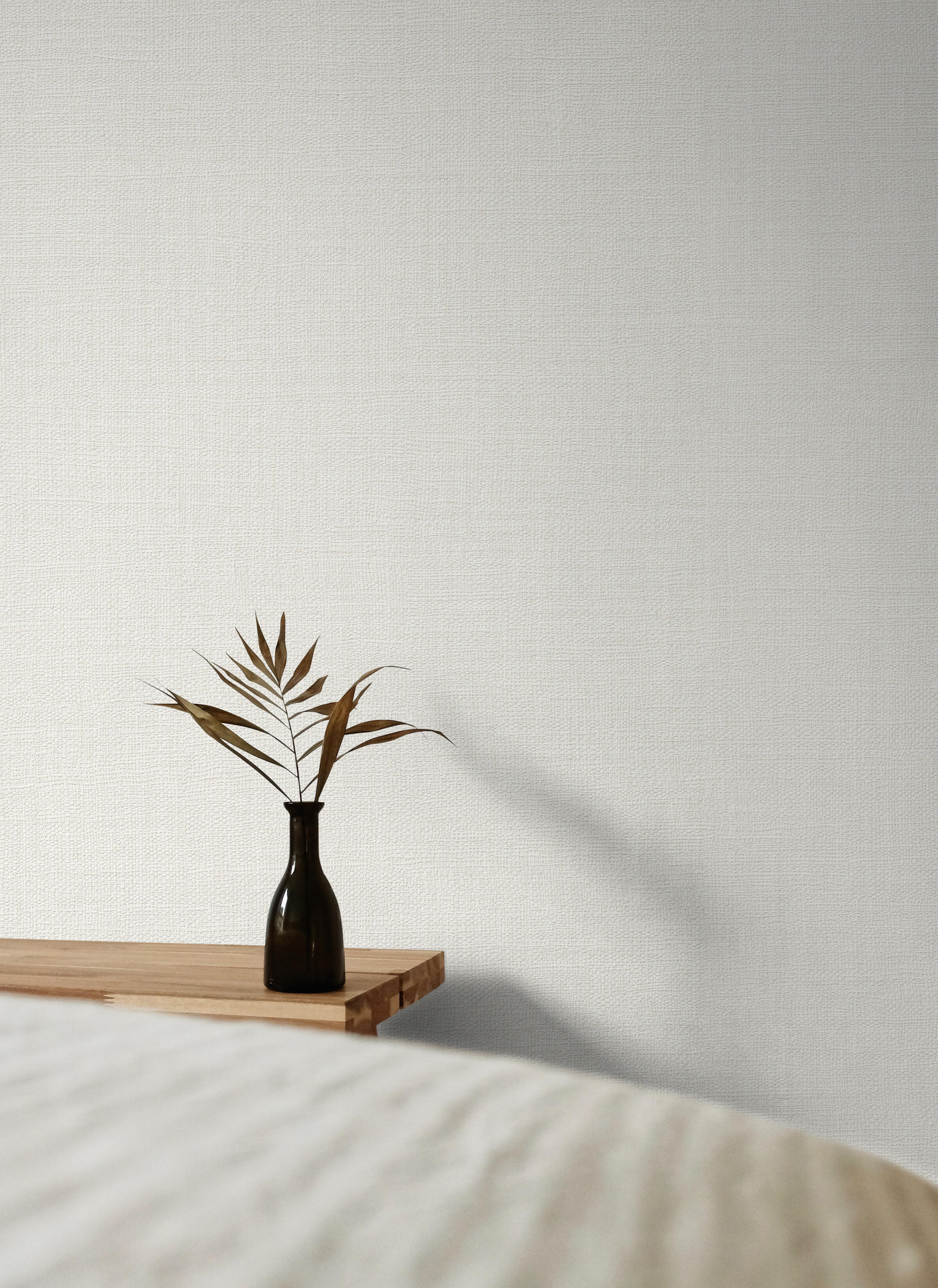 Papier peint intissé Textile nacré INSPIRE blanc - 2