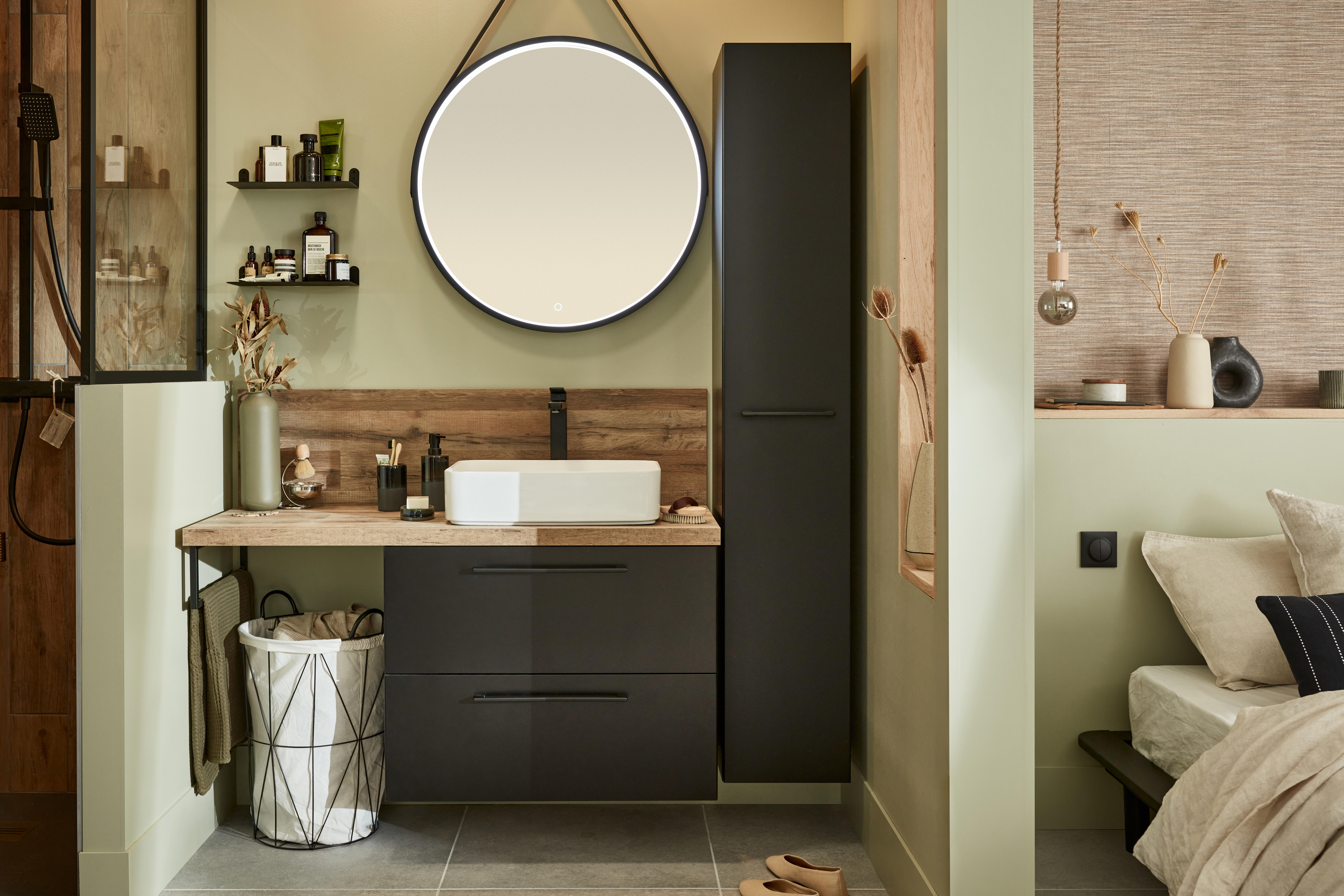 Vasque à poser céramique rectangulaire Studio l.50 x P.36 cm blanc brillant - 2