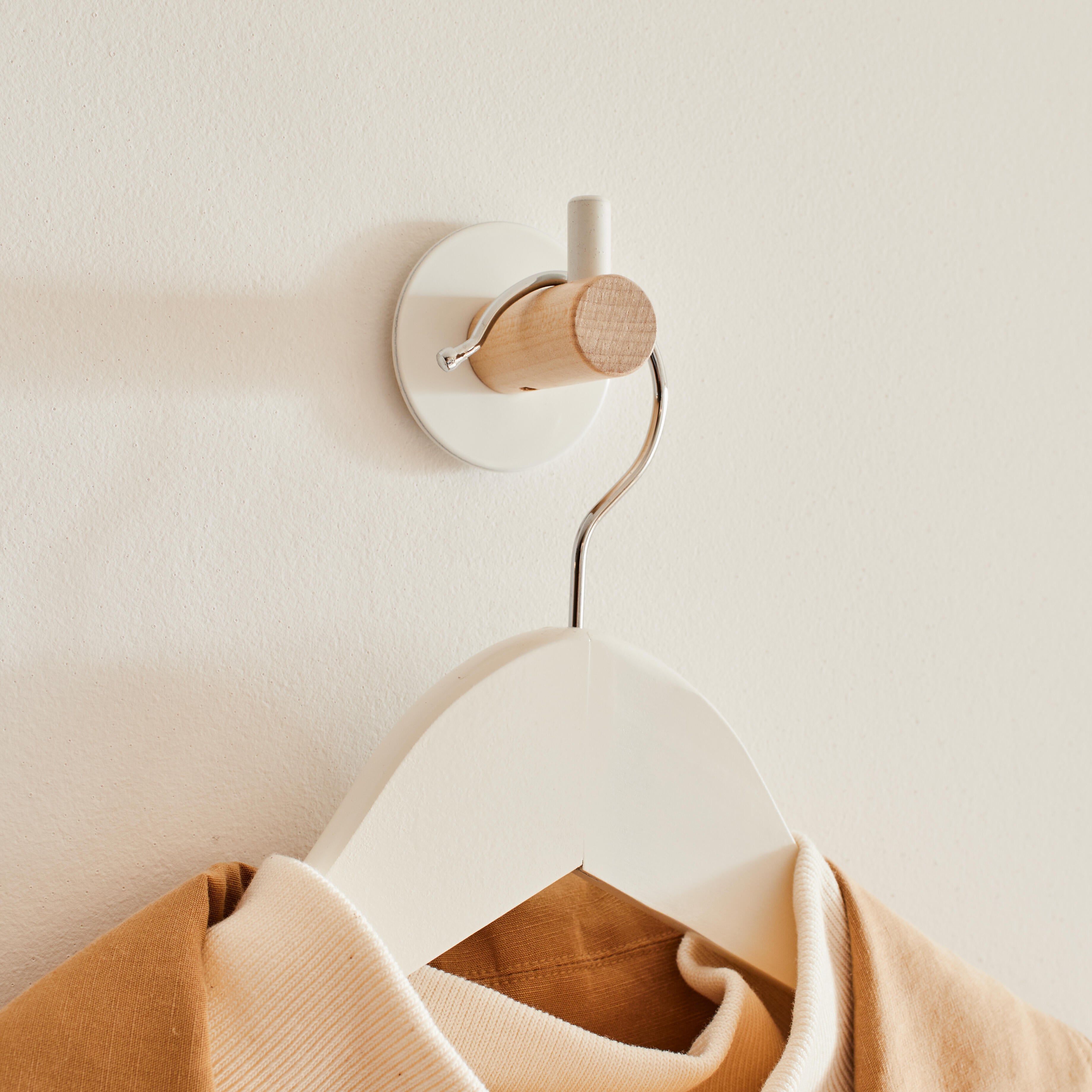 Patère à visser blanc Scandi SENSEA - 6