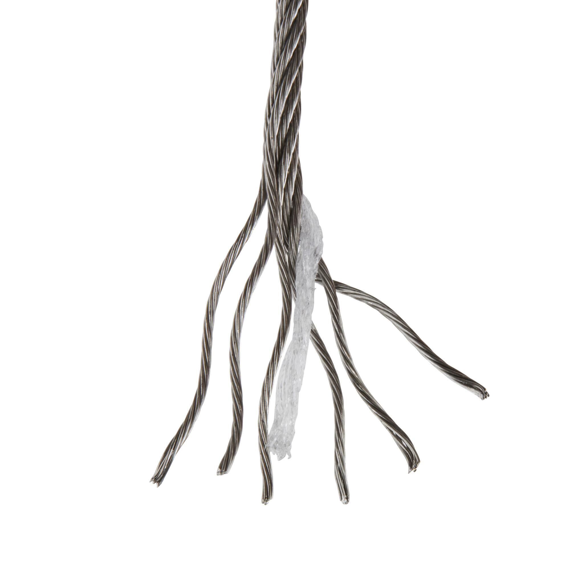 Câble nu acier inoxydable STANDERS, Diam.2.9 mm x L.5 m - 5