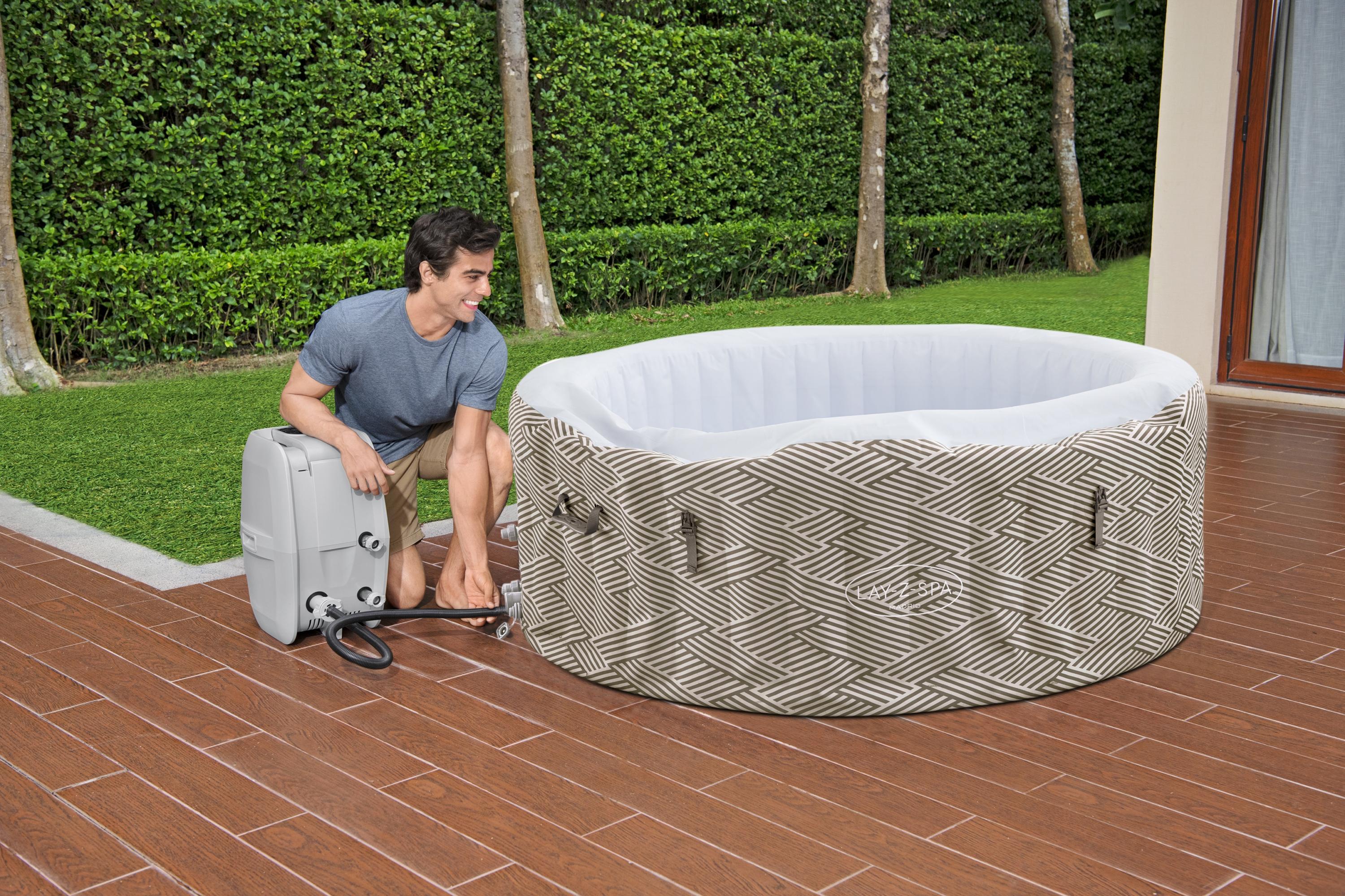 Spa gonflables MADRID BESTWAY, rond 2/4 places - 5