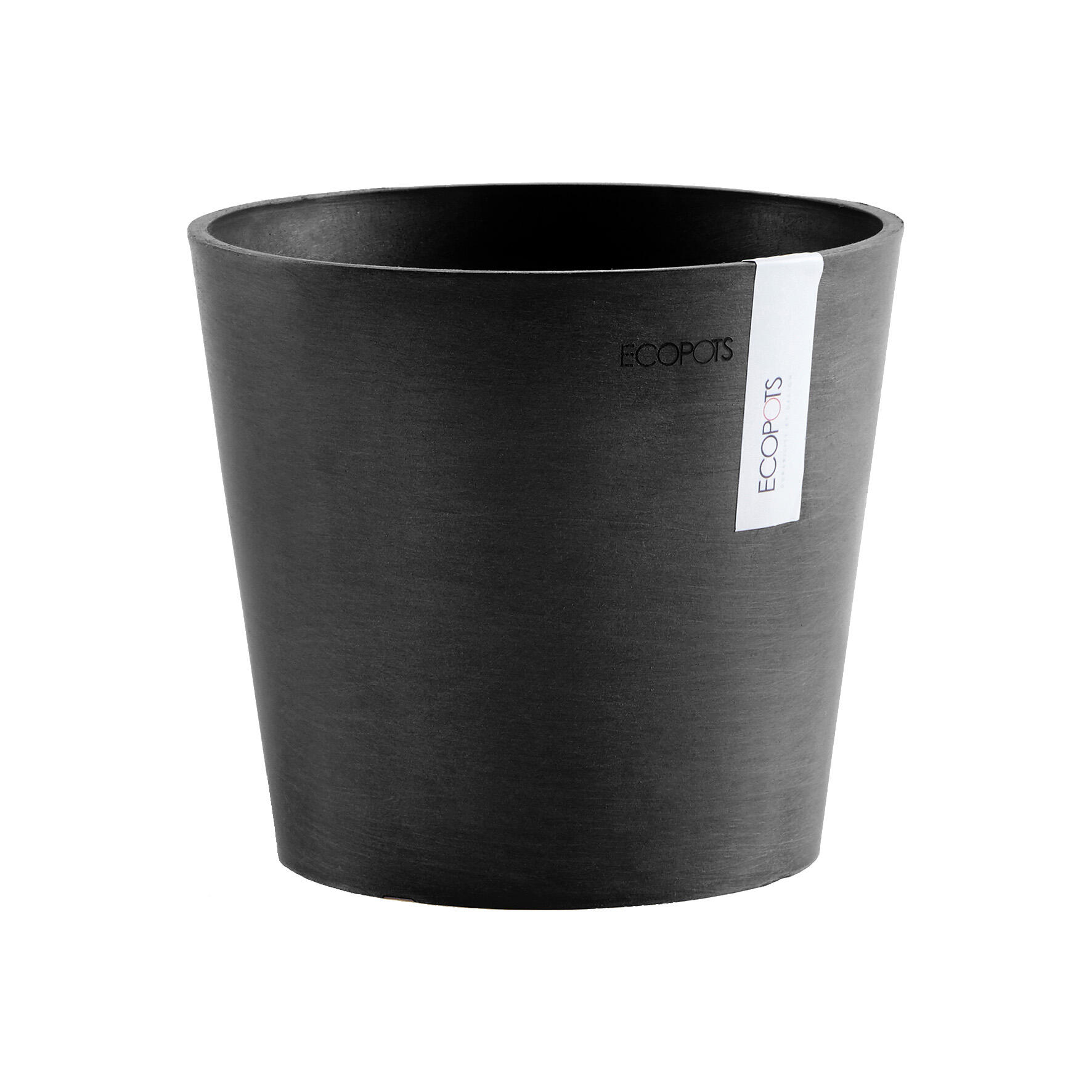 Vaso ECOPOT'S in PVC nero H 15 x ø 17 cm - 3