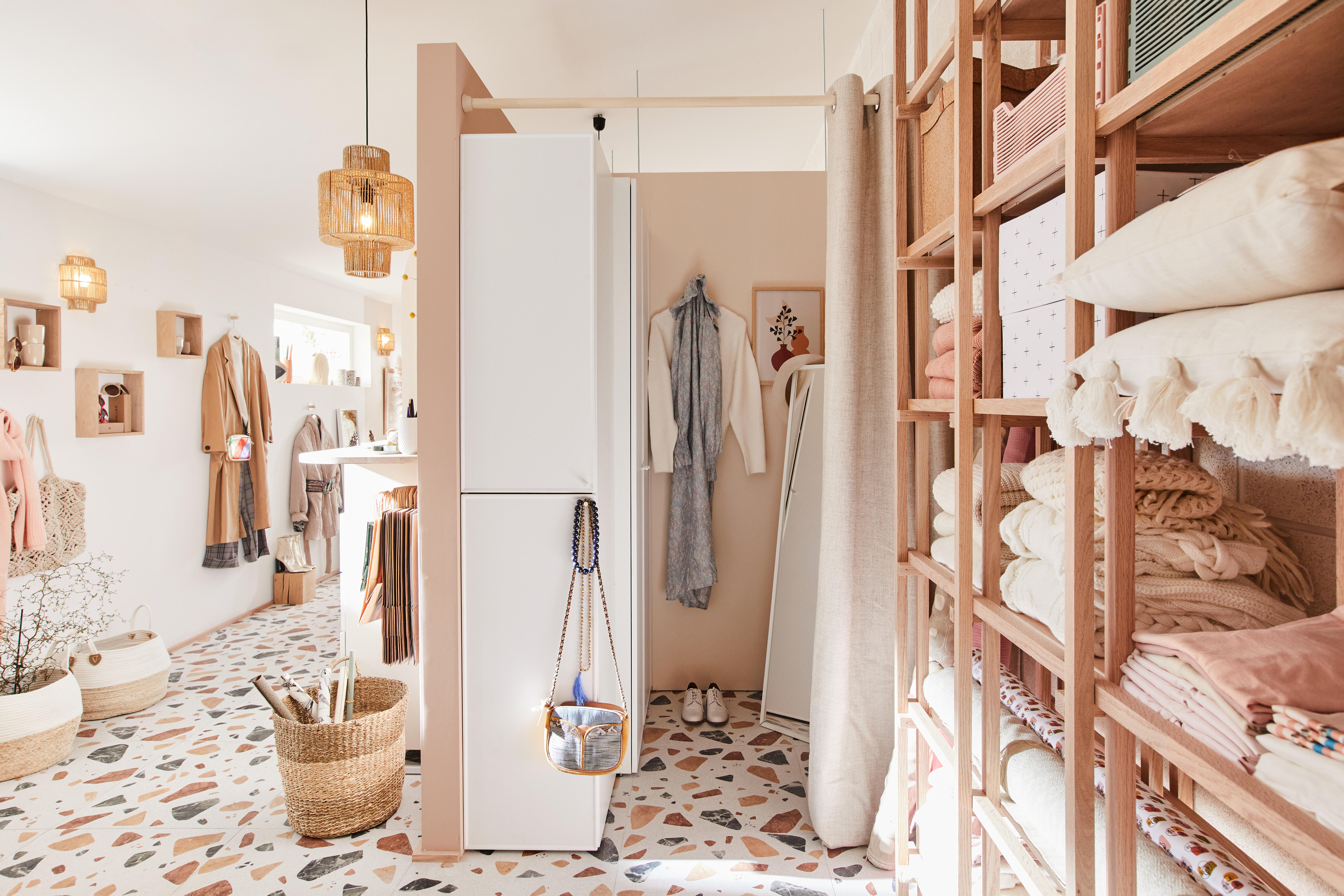 Patère à visser blanc Scandi SENSEA - 5