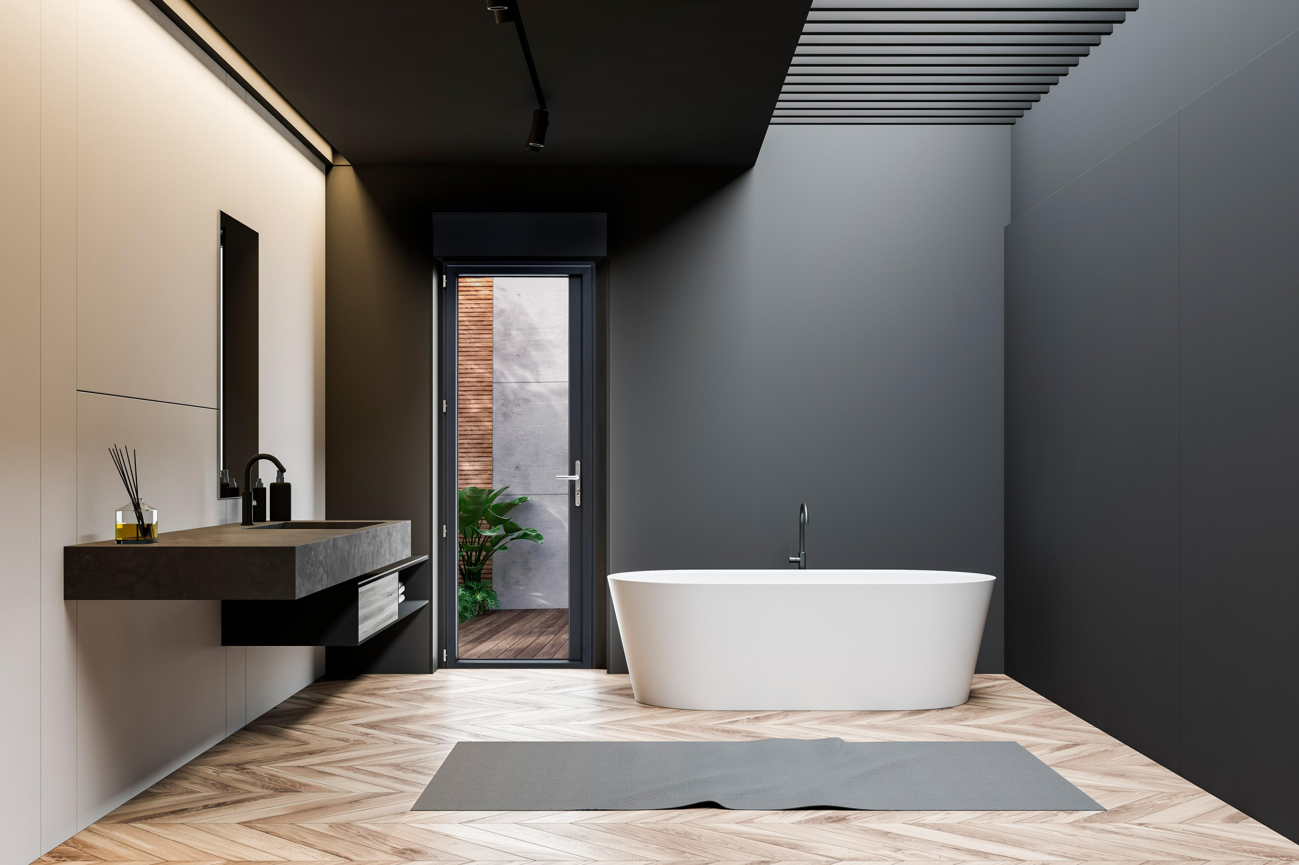 Porte fenêtre/vol.roulant alu Essentiel H.215xl.90cm 1vt tirant G gris anthracit - 3