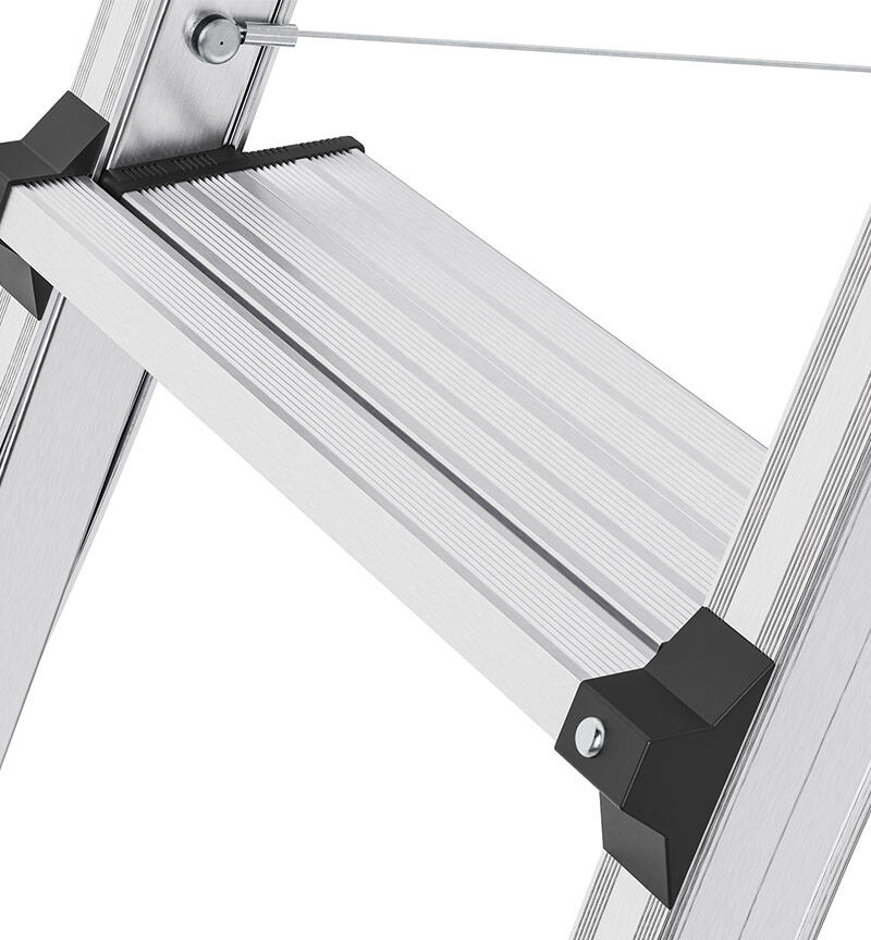 Escabeau professionnel télescopique HAILO TL100 3-5 marches adapté aux escaliers - 11