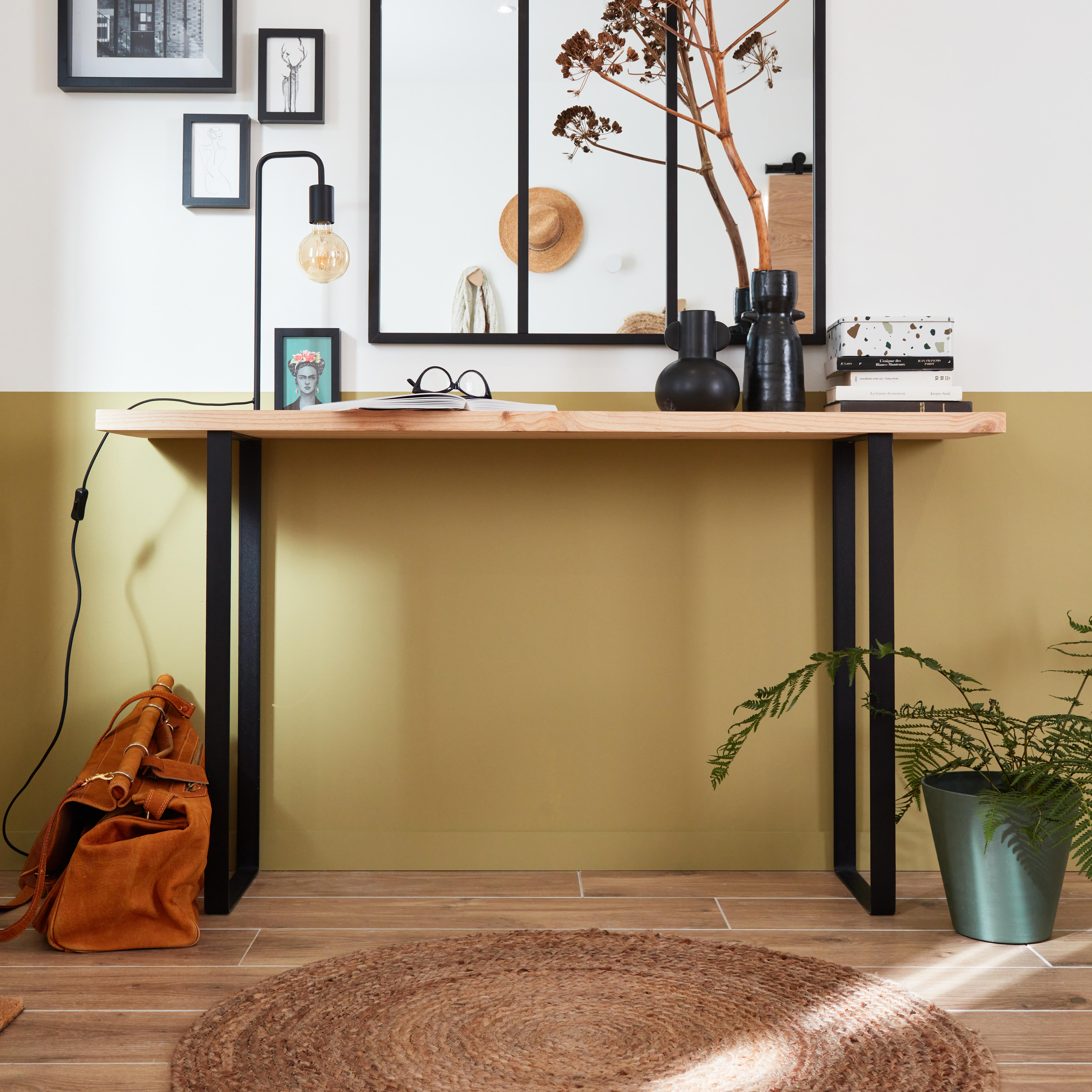 Tapis intérieur rond jute Nils inspire - 10