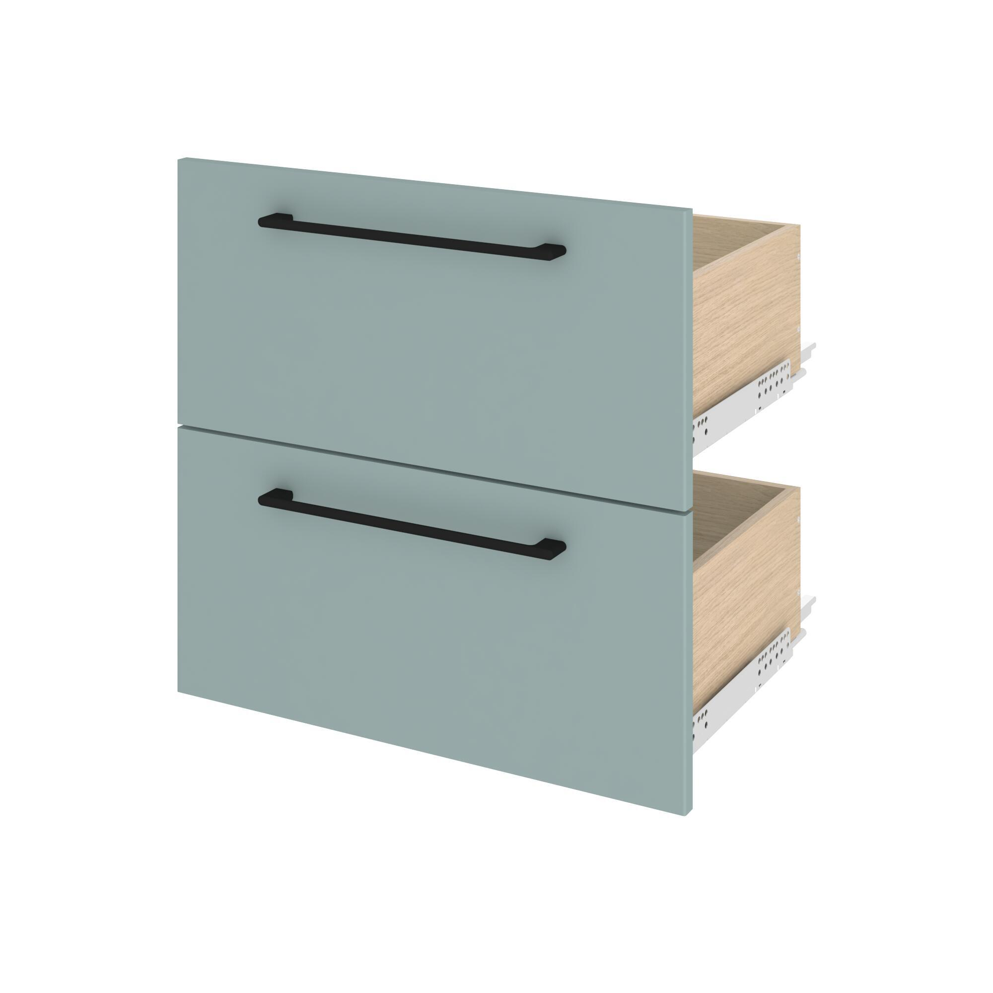 Tiroir vert celadon l.60 cm x P.46 cm Remix - 2