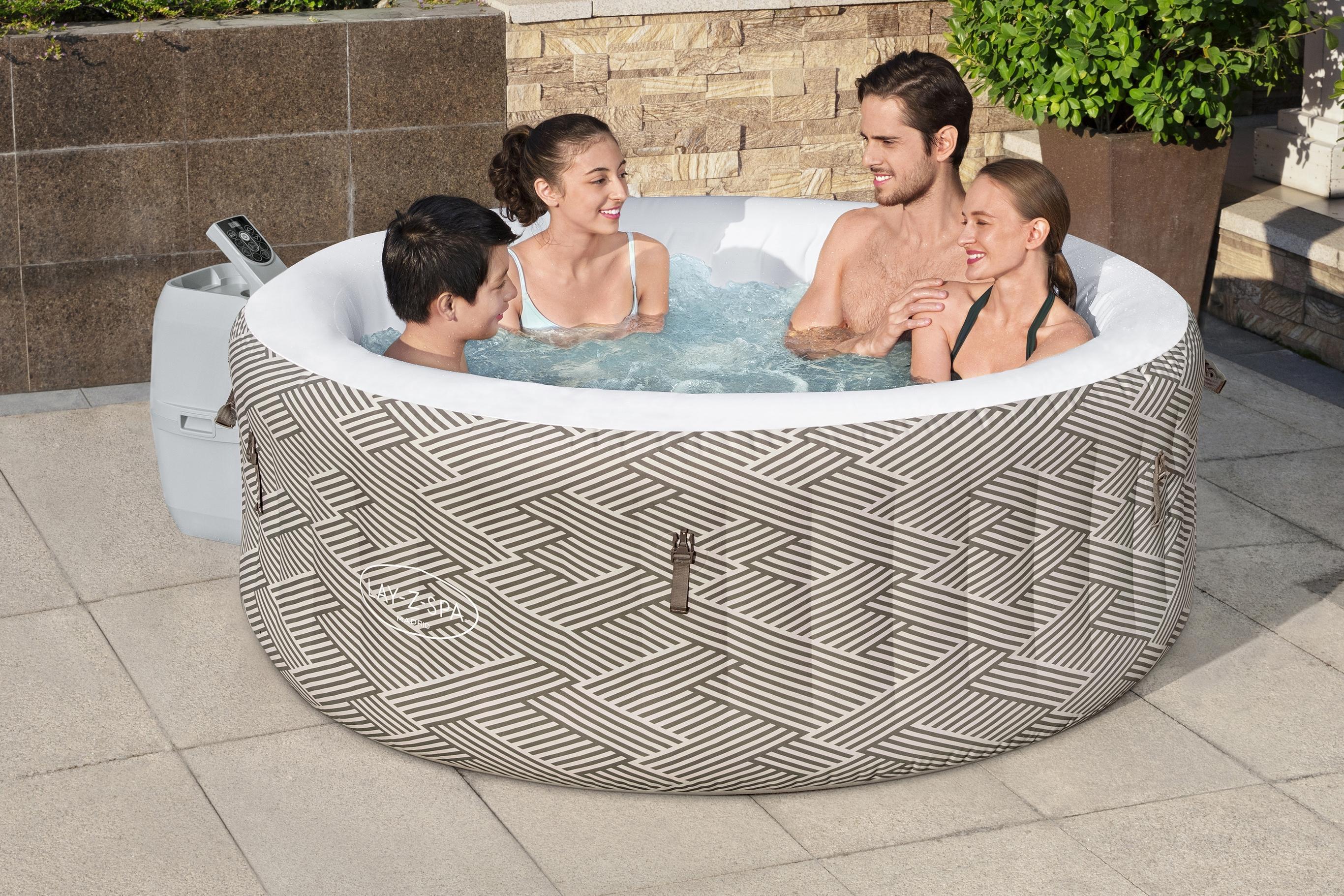 Spa gonflables MADRID BESTWAY, rond 2/4 places - 3
