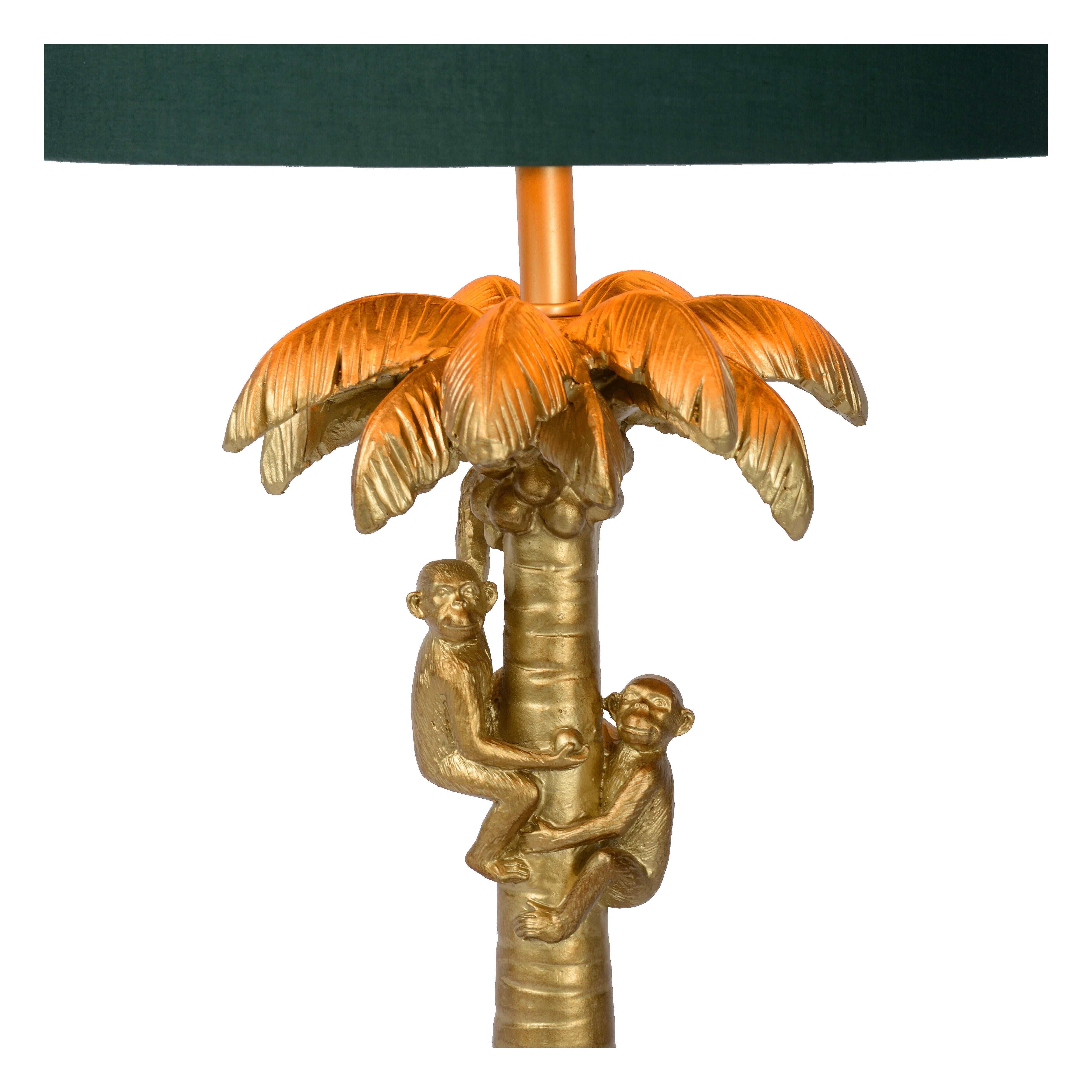 Lampe Coconut, coton, vert, H.50 cm, E27 - 5