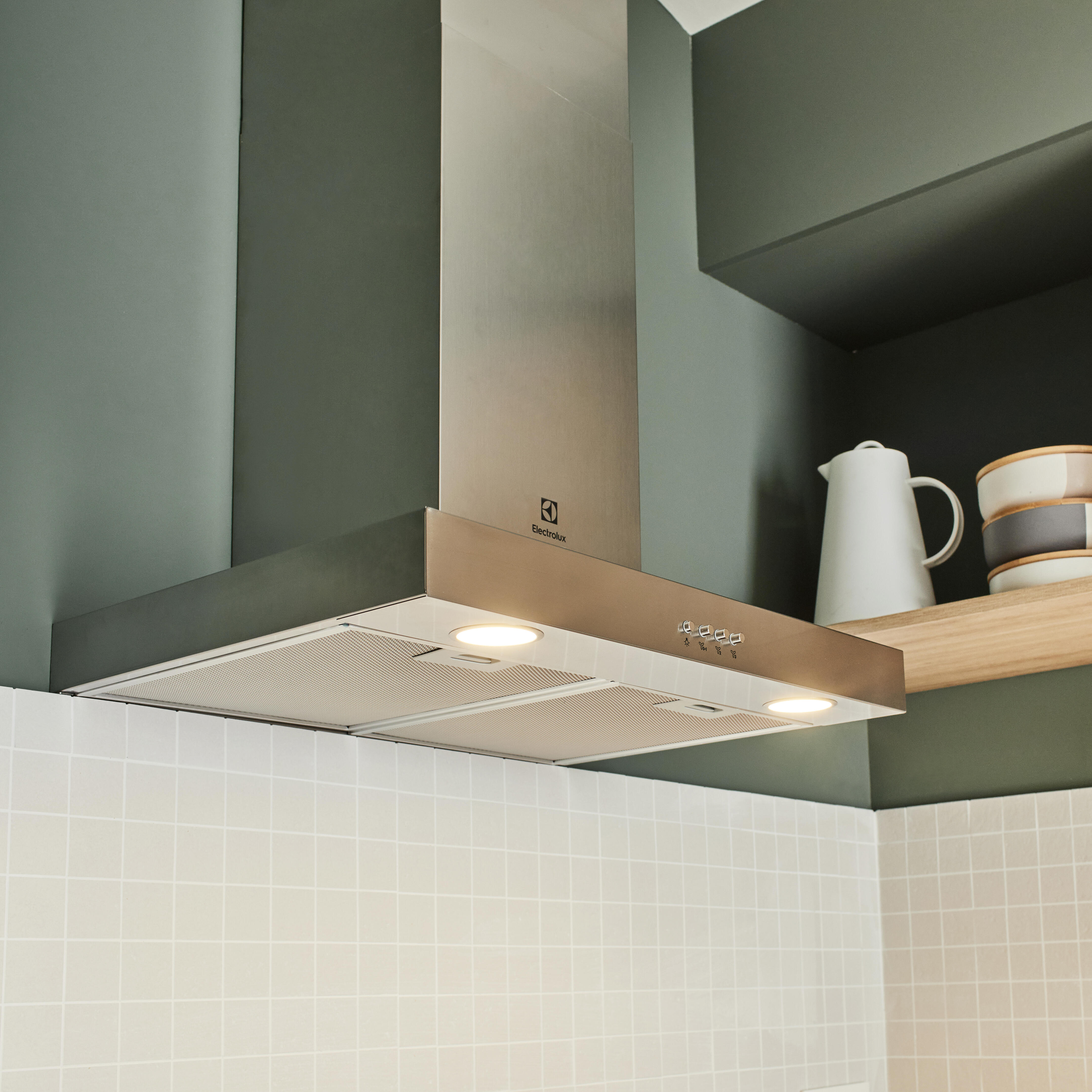 Hotte murale L59.8 cm ELECTROLUX LFT416X gris / argent - 6