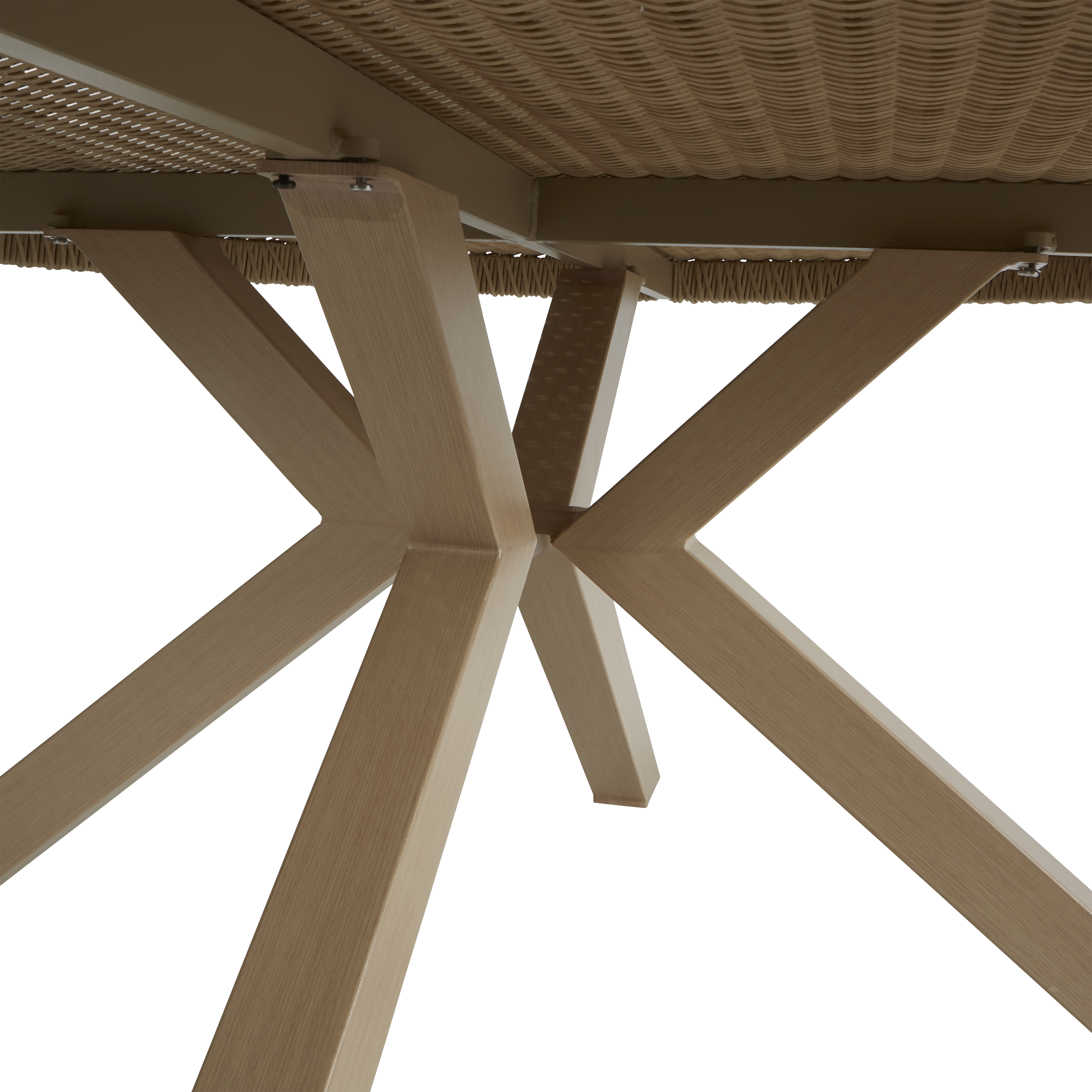 Stół ogrodowy Medena 160cm aluminiowy beżowy Naterial - 7