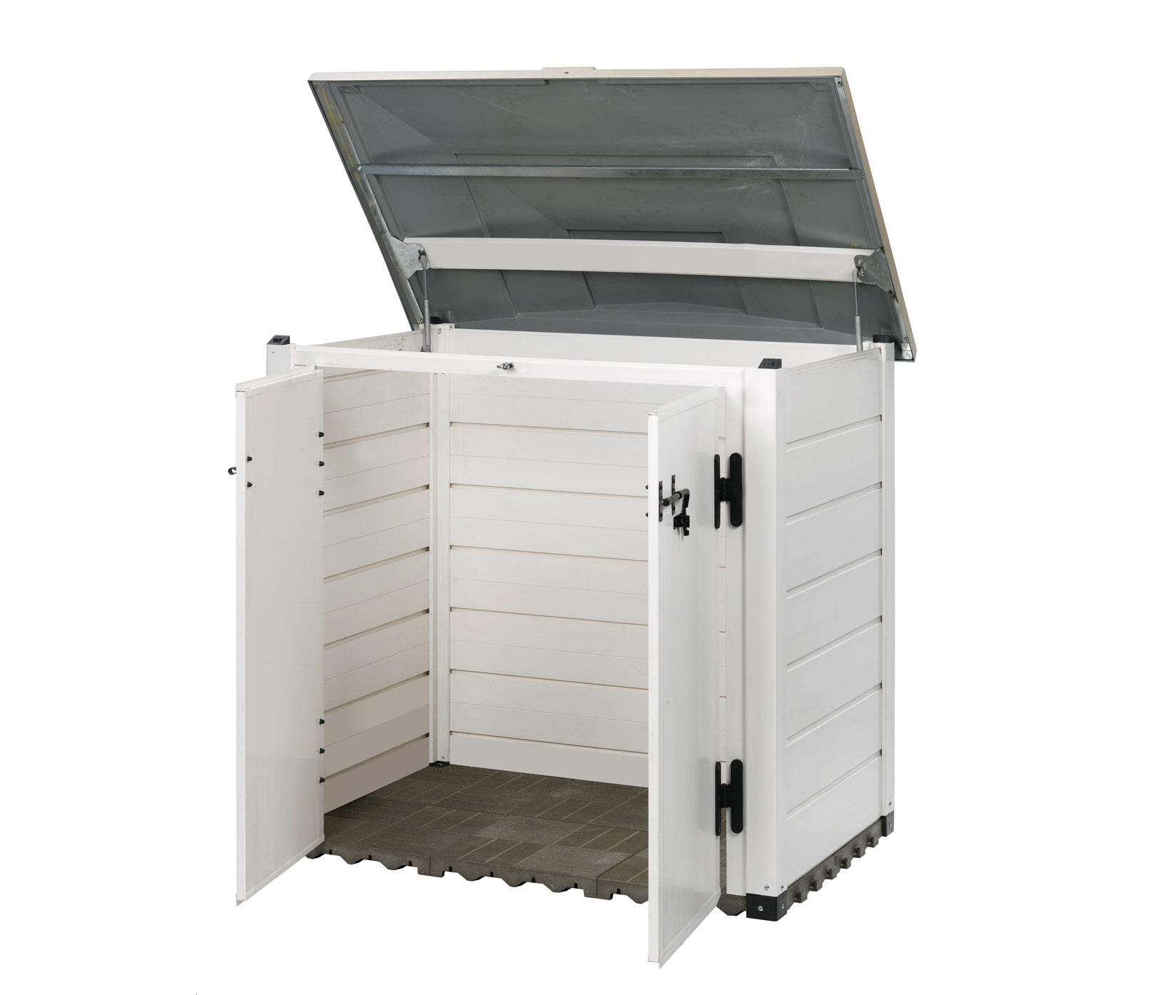 Box portattrezzi in resina GAROFALO Tuscany L 131 x P 88 x H 133 cm - 3