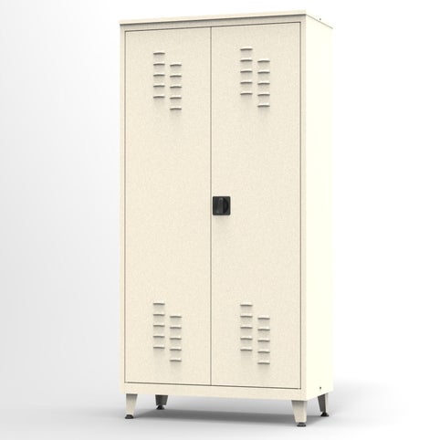 Ντουλάπα Π90xB45xΥ185 cm με ράφια, με χώρισμα