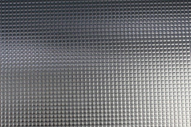Lamiera in alluminio scanalato opaco 100x50 cm, 0.6 mm argento