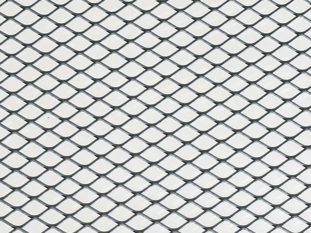 Lamiera in acciaio rete opaco 50x20 cm, 0.8 mm argento