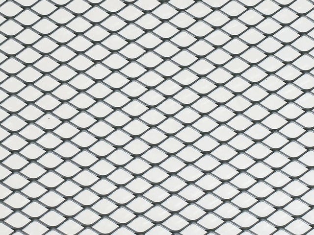 Lamiera in acciaio rete opaco 100x40 cm, 0.5 mm argento