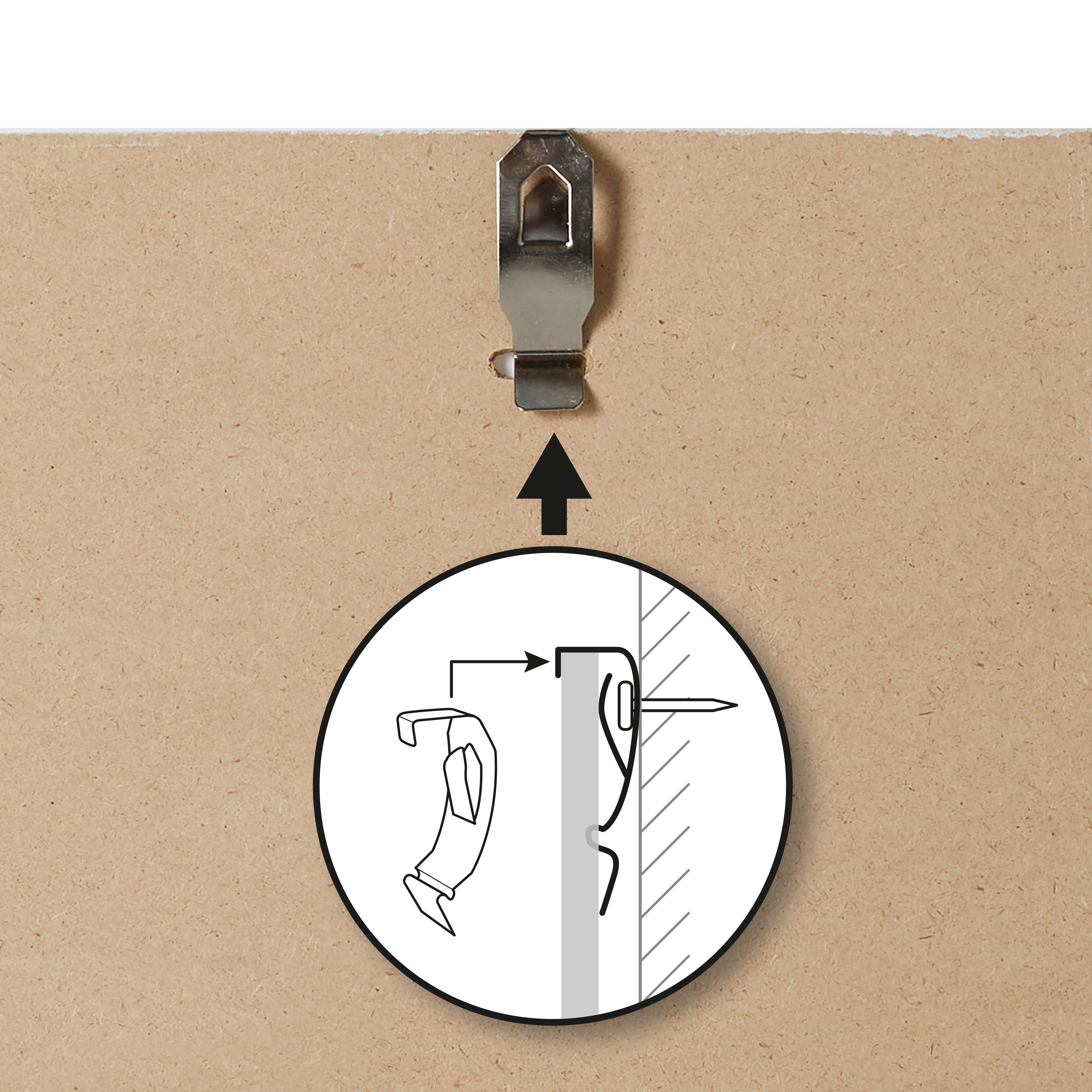 Cadre verre l.13 x H.18 cm Clip, INSPIRE - 7