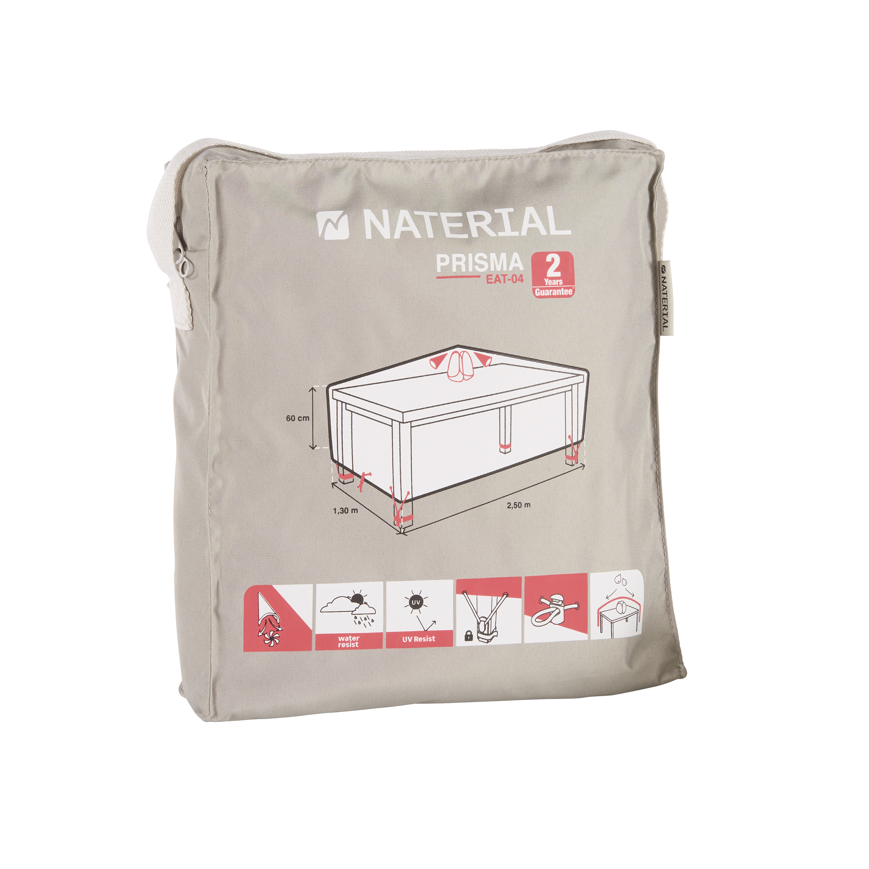 Pokrowiec na stół ogrodowy 250x130x60 cm Naterial