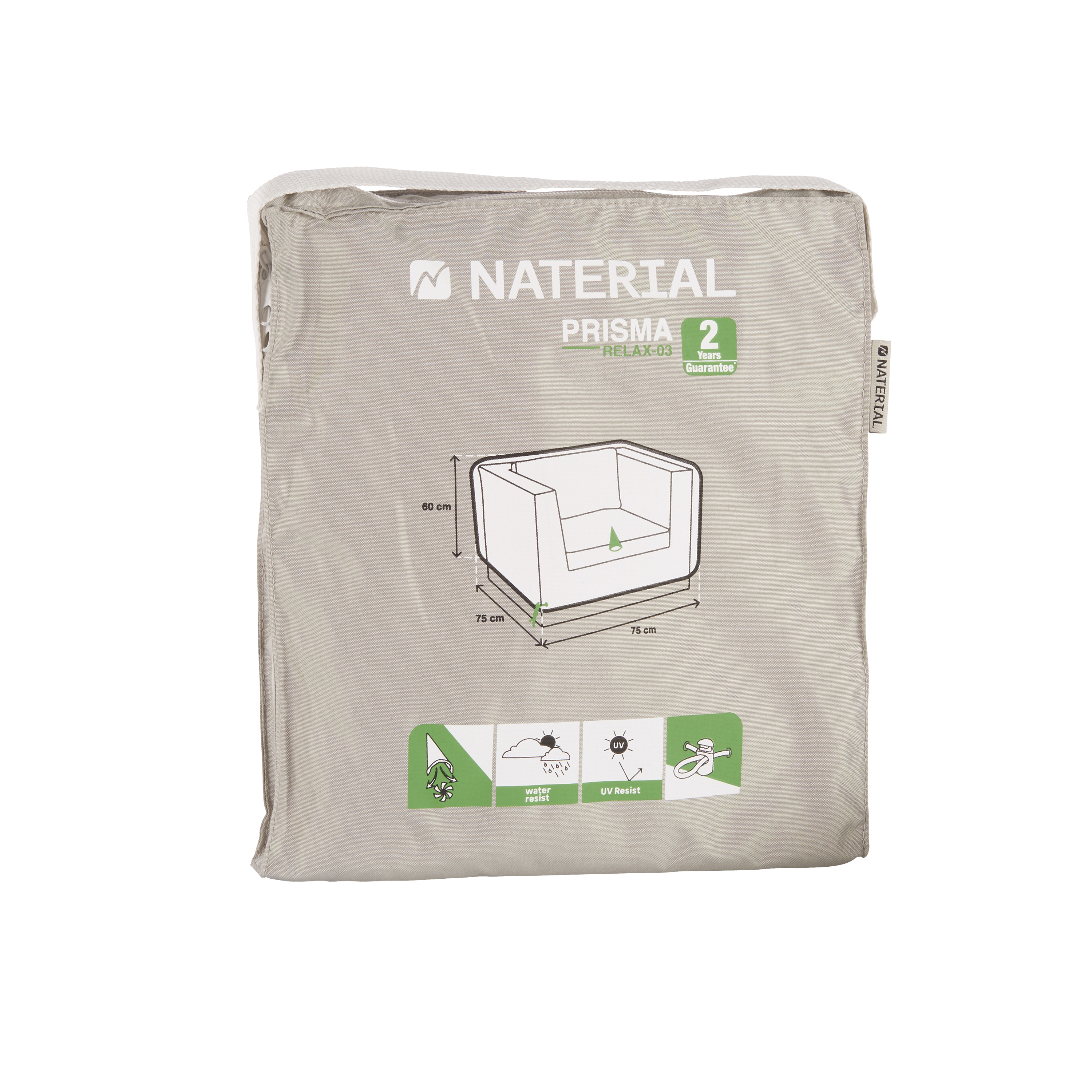 Pokrowiec na fotel 75x75x60 cm Naterial