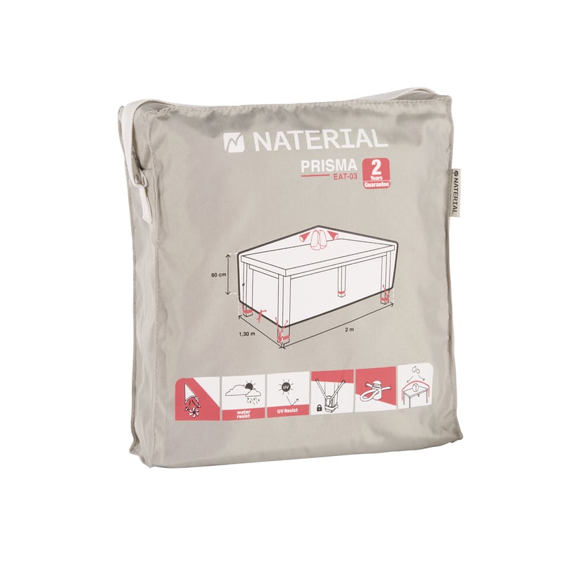 Pokrowiec na stół ogrodowy 200x130x60 cm Naterial