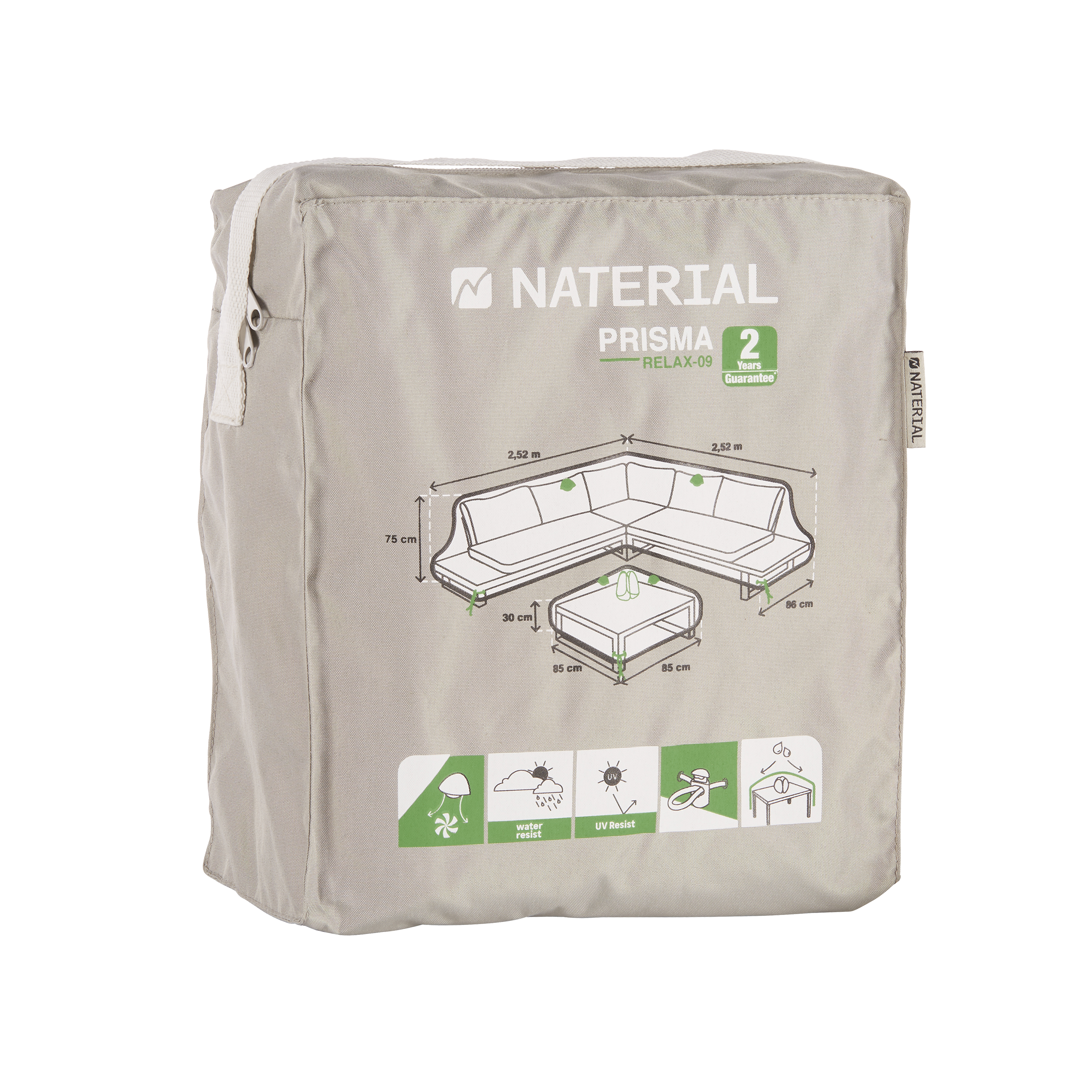 Pokrowiec na zestaw narożny mebli ogrodowych Naterial