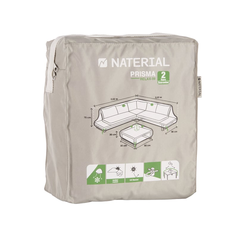 Pokrowiec na zestaw narożny mebli ogrodowych Naterial