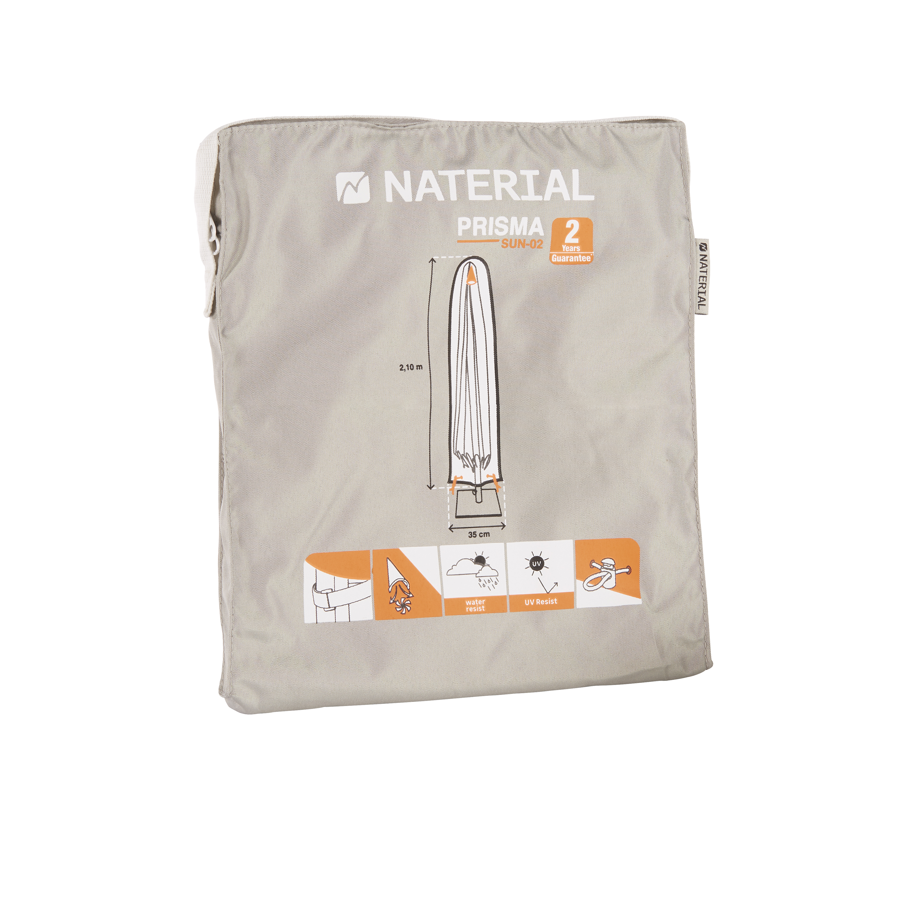 Pokrowiec na parasol ogrodowy 210x35x35 cm Naterial