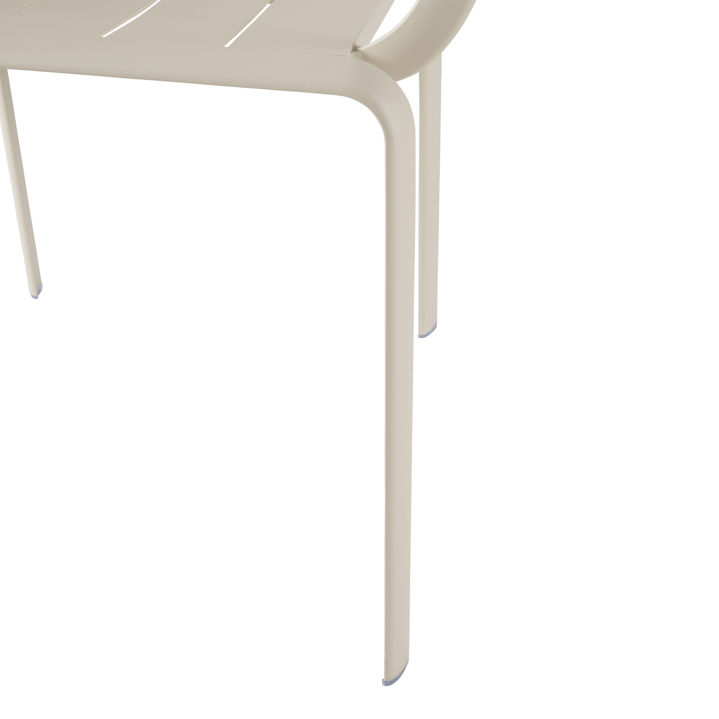 Fauteuil de jardin NATERIAL en aluminium beige V2 - 9