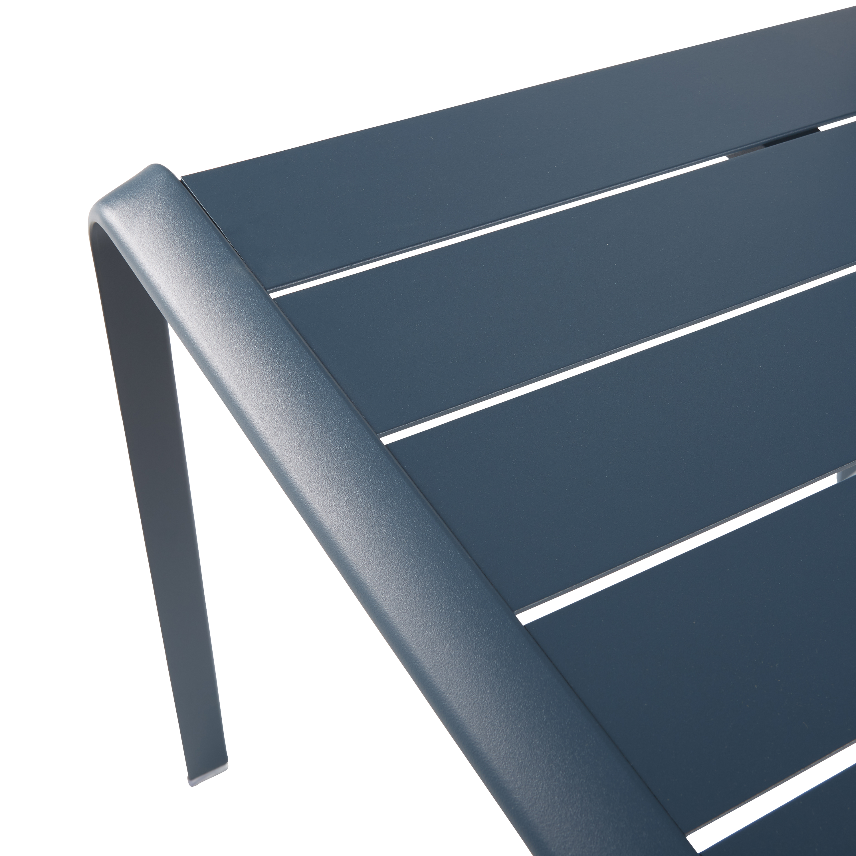 Sedia da giardino Idaho NATERIAL, struttura e seduta in alluminio blu - 13