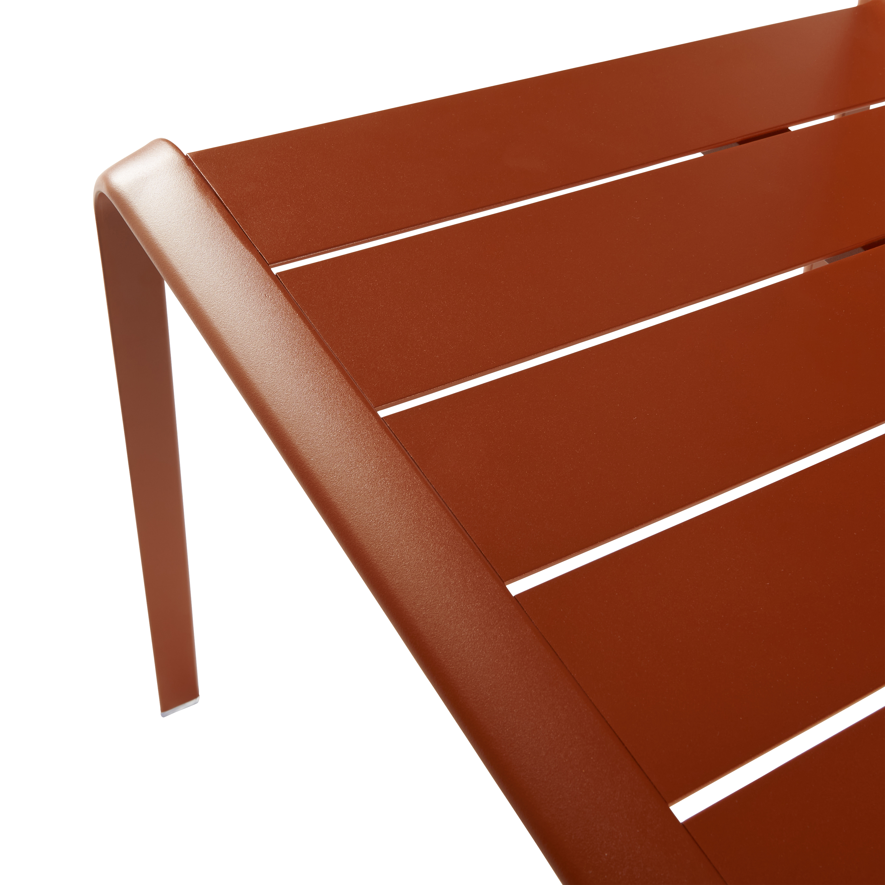 Chaise de jardin NATERIAL Idaho en aluminium orange / cuivré - 7