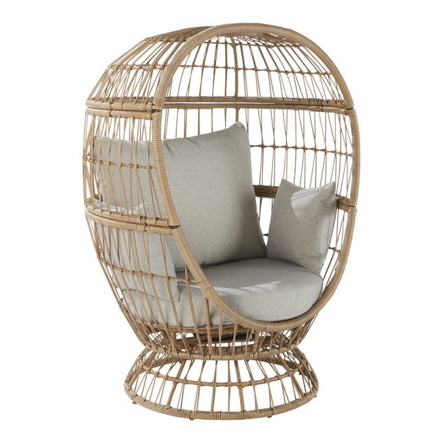 Chaise Juno en Metal Beige