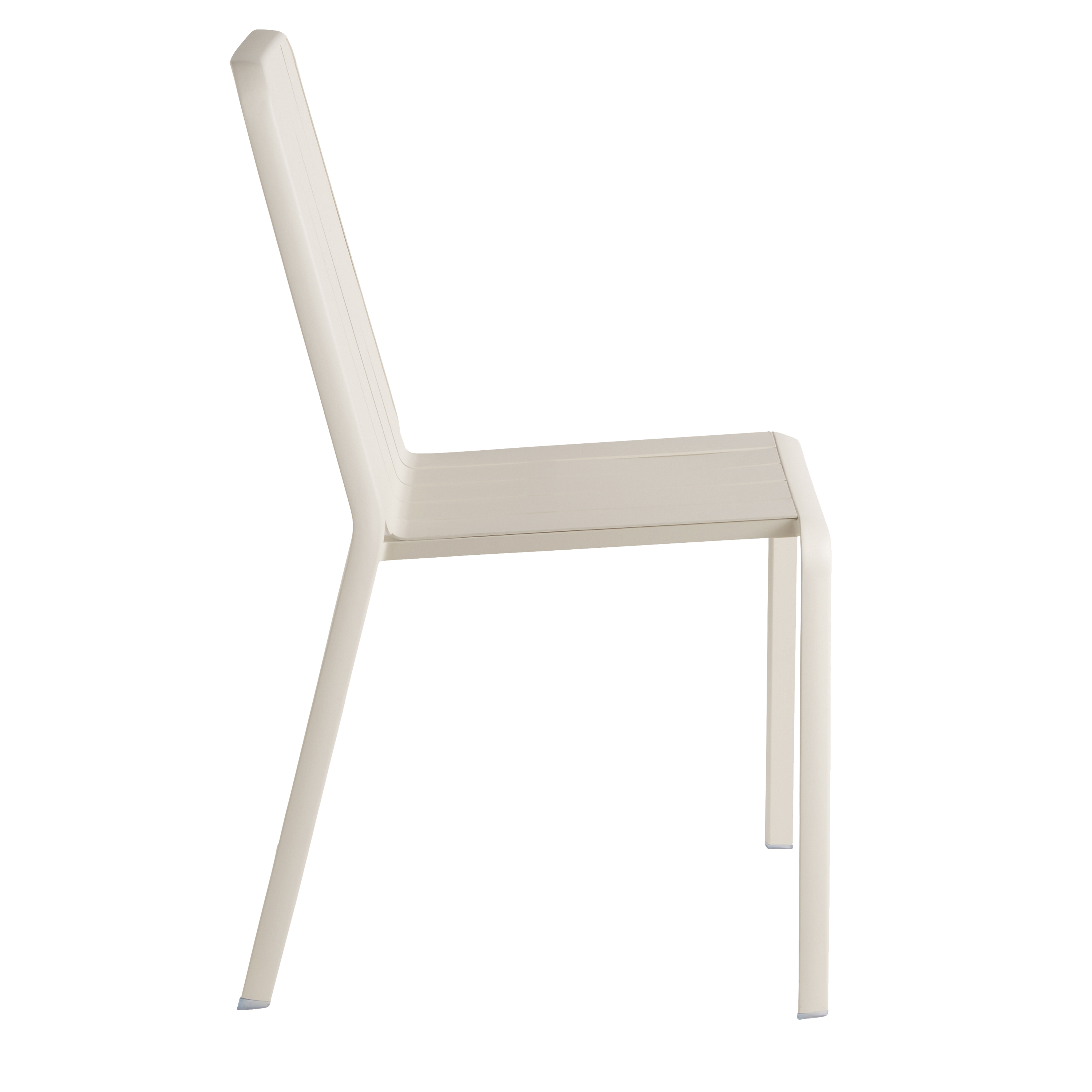 Sedia da giardino Idaho NATERIAL, struttura e seduta in alluminio beige - 8