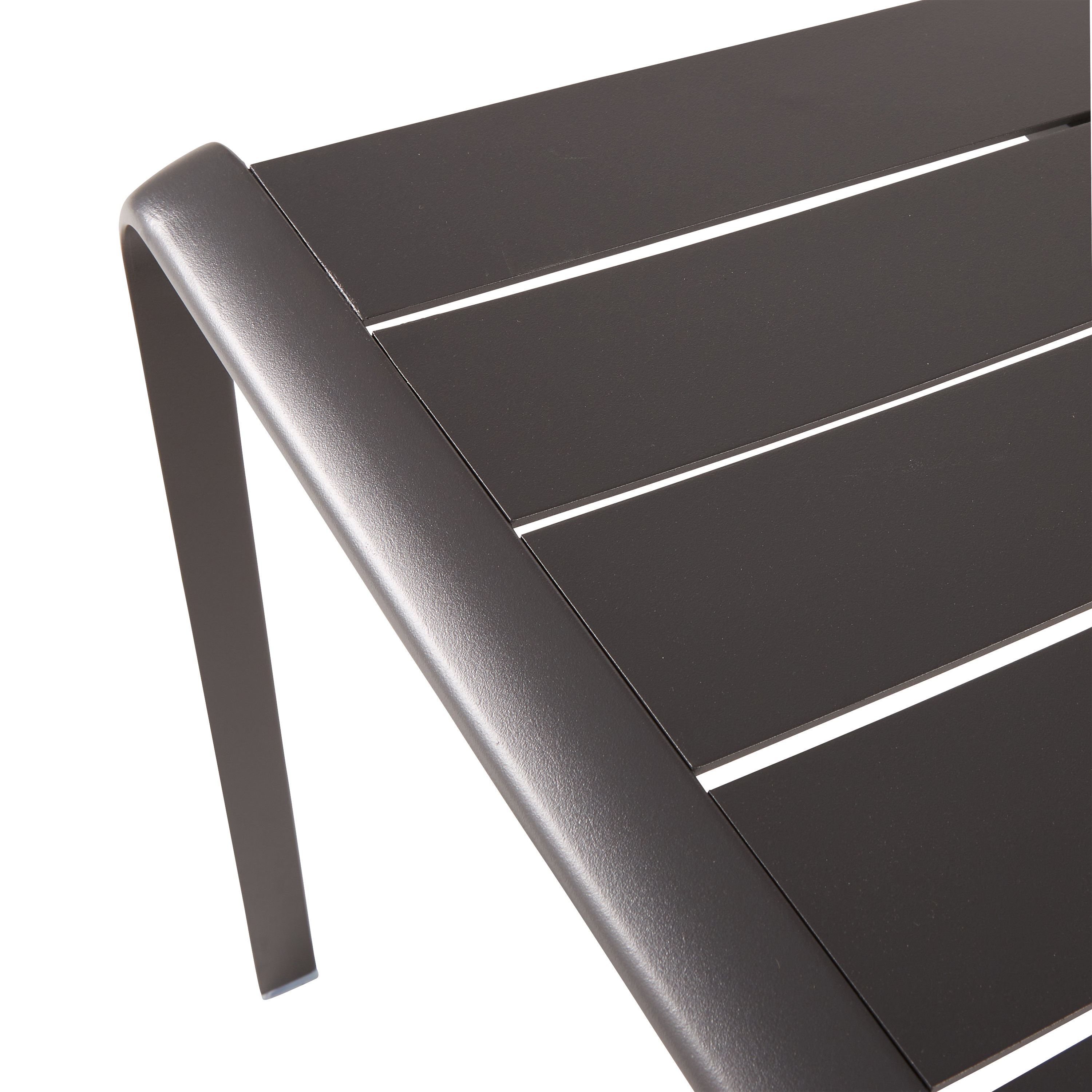 Chaise de jardin NATERIAL Idaho en aluminium gris V2 - 7