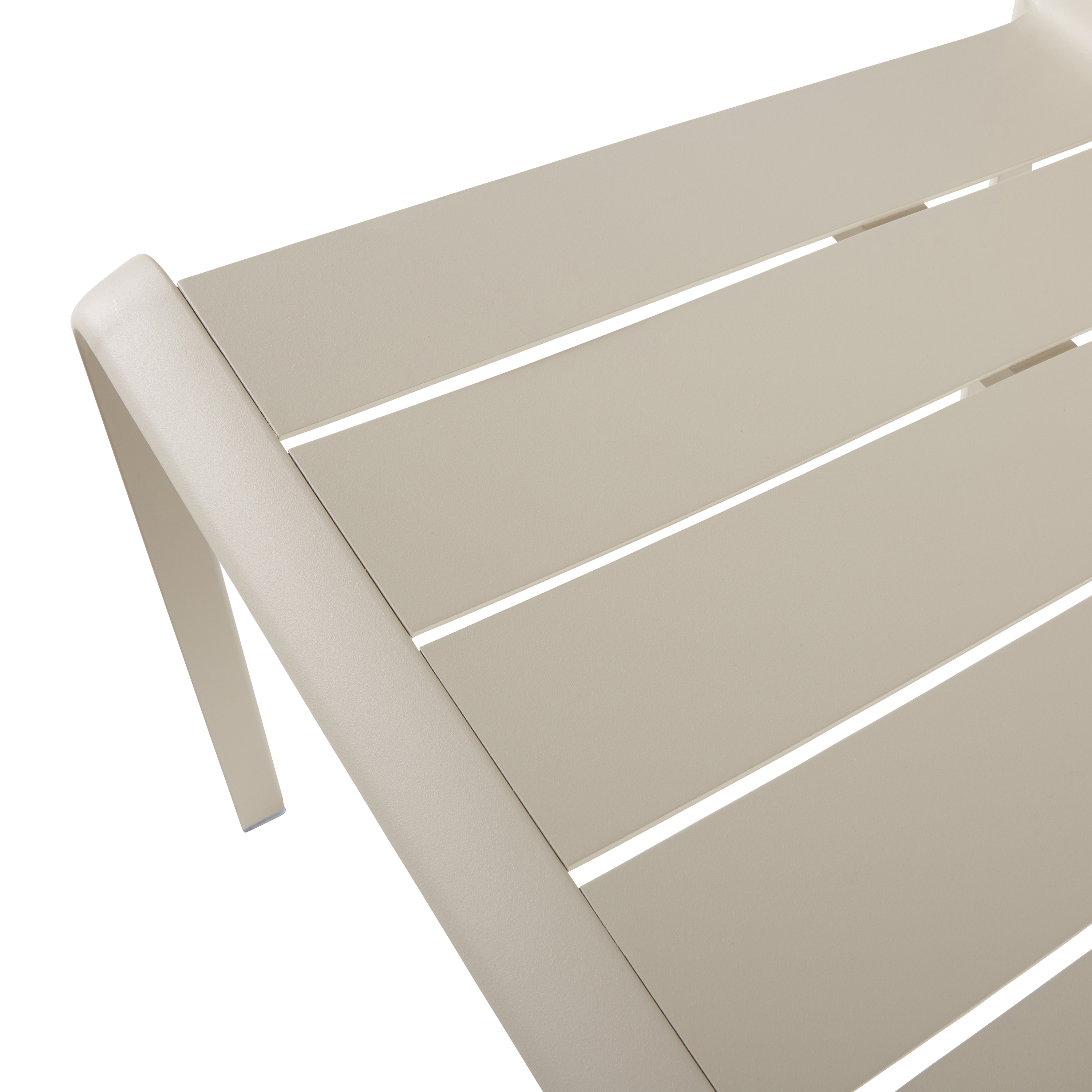 Chaise de jardin NATERIAL Idaho en aluminium beige V2 - 13