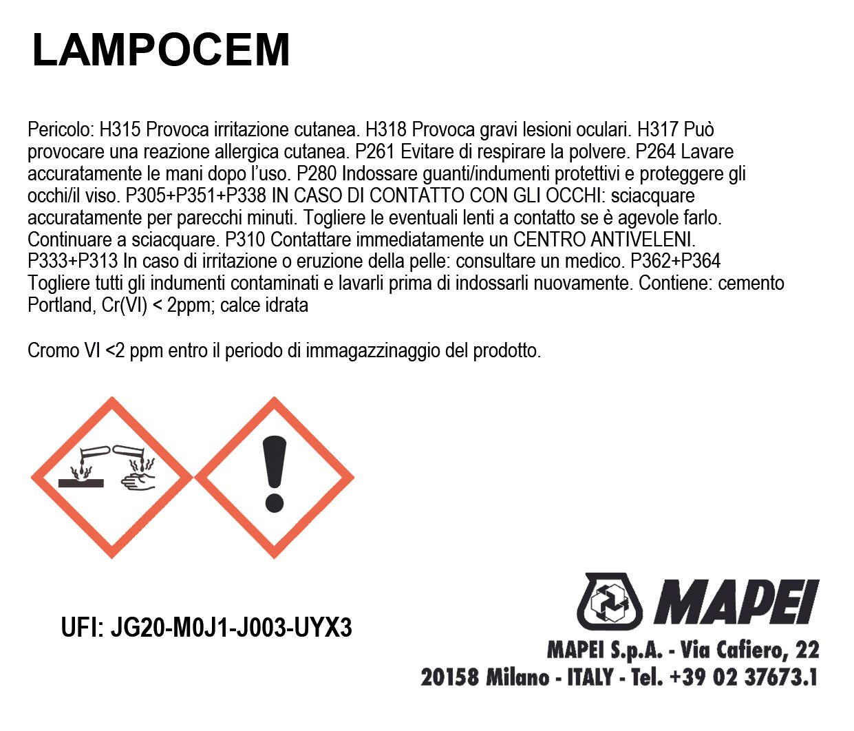 Cemento MAPEI Lampocem grigio 25 Kg - 2