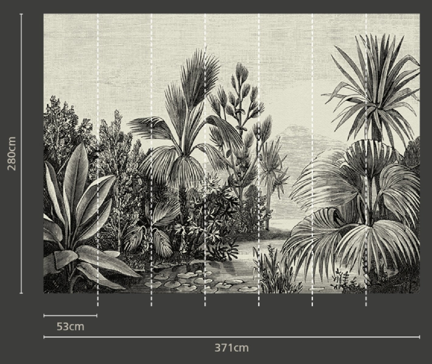 Fotomurale A.S. CREATION Jungle, multicolor 371X280 cm - 7