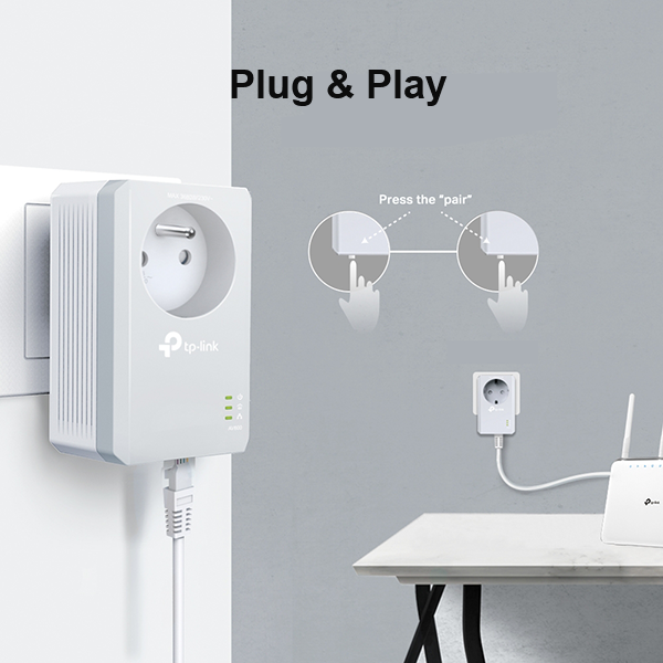 Kit de 2 adaptateurs CPL 600 , TP-LINK - 2
