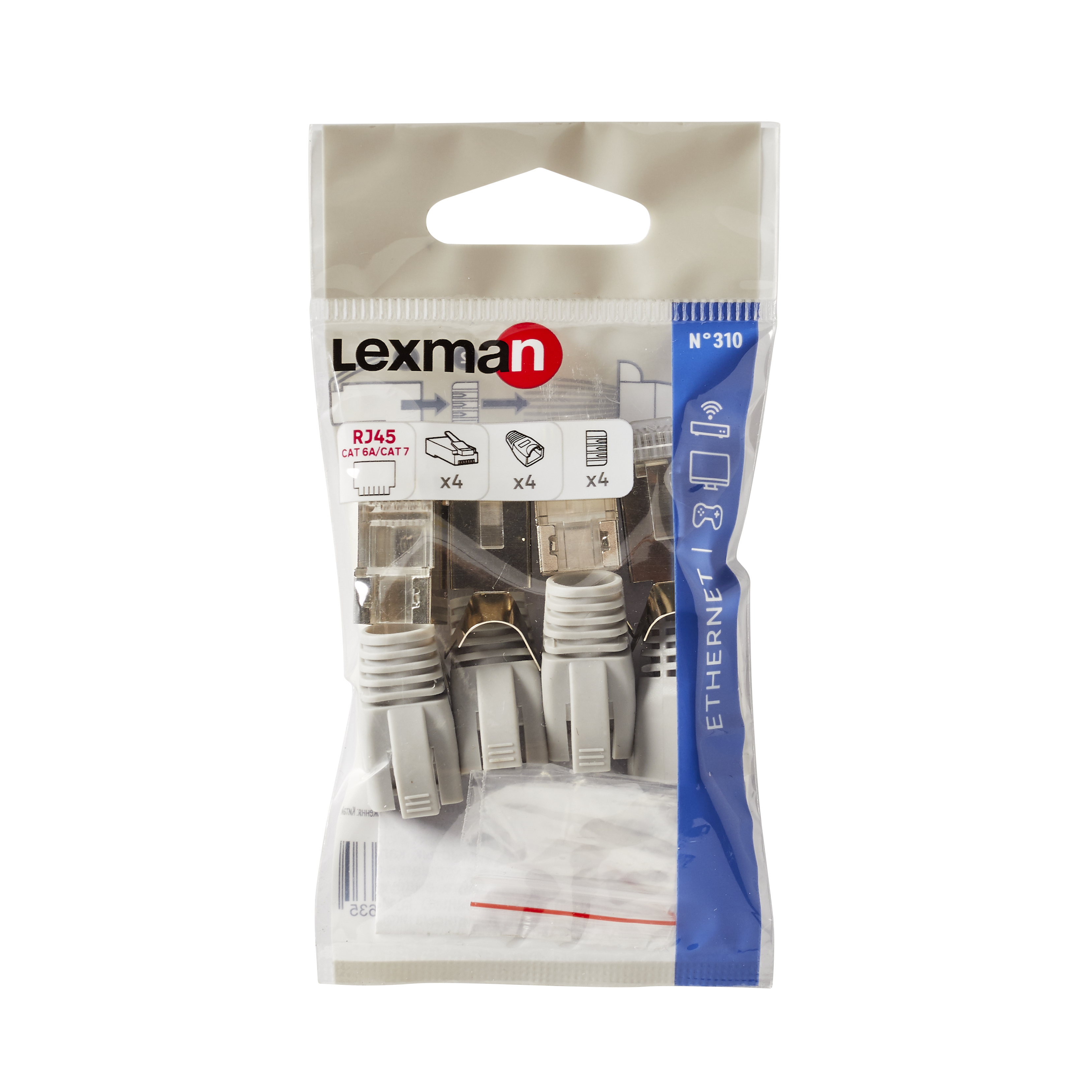 Connecteur RJ45 CAT7 S/FTP - pour câble rigide - sans outil , pour seulement 9,27