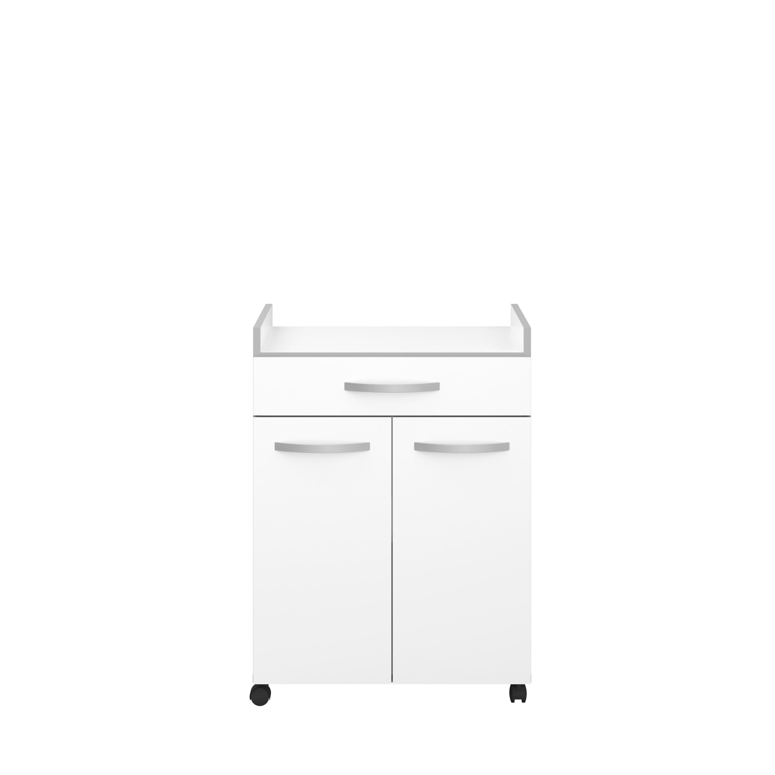 Mueble bajo de cocina Essentiel blanco mate 2 puertas y 1 cajón 60 x 81.5 cm - 4