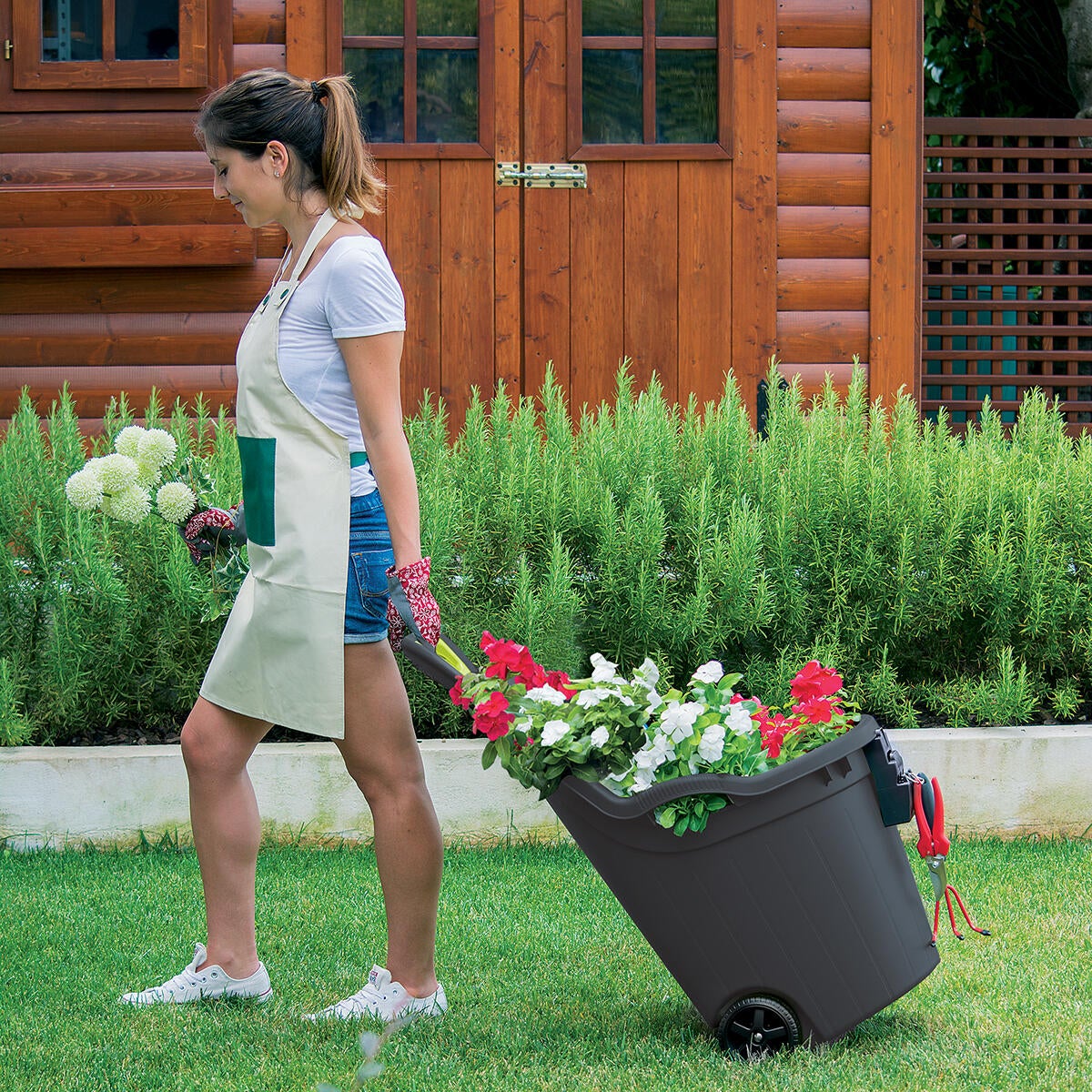 Carriola STEFANPLAST Helpy Cart grigio 50 L - 3
