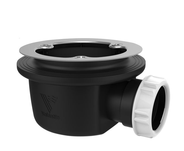 Bonde de douche horizontale écoulement libre extra plate Minime, D.90mm Valentin