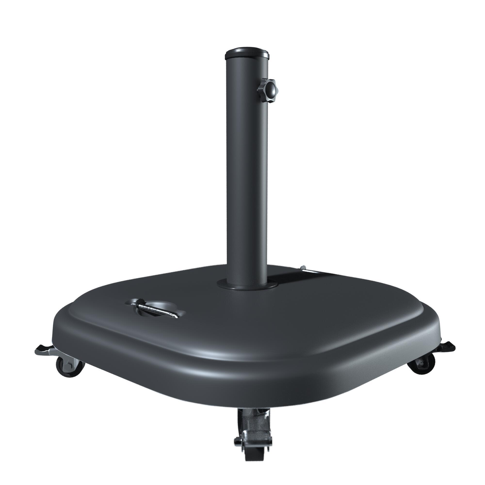 Easycomfort Base Per Ombrellone Rotonda 55cm In Plastica Da 30kg Per Pali Da 38 48mm Nero 88264741 Easycomfort Base Per Ombrellone Rotonda 55cm In Plastica Da 30kg Per Pali Da 38 48mm Nero 88264741