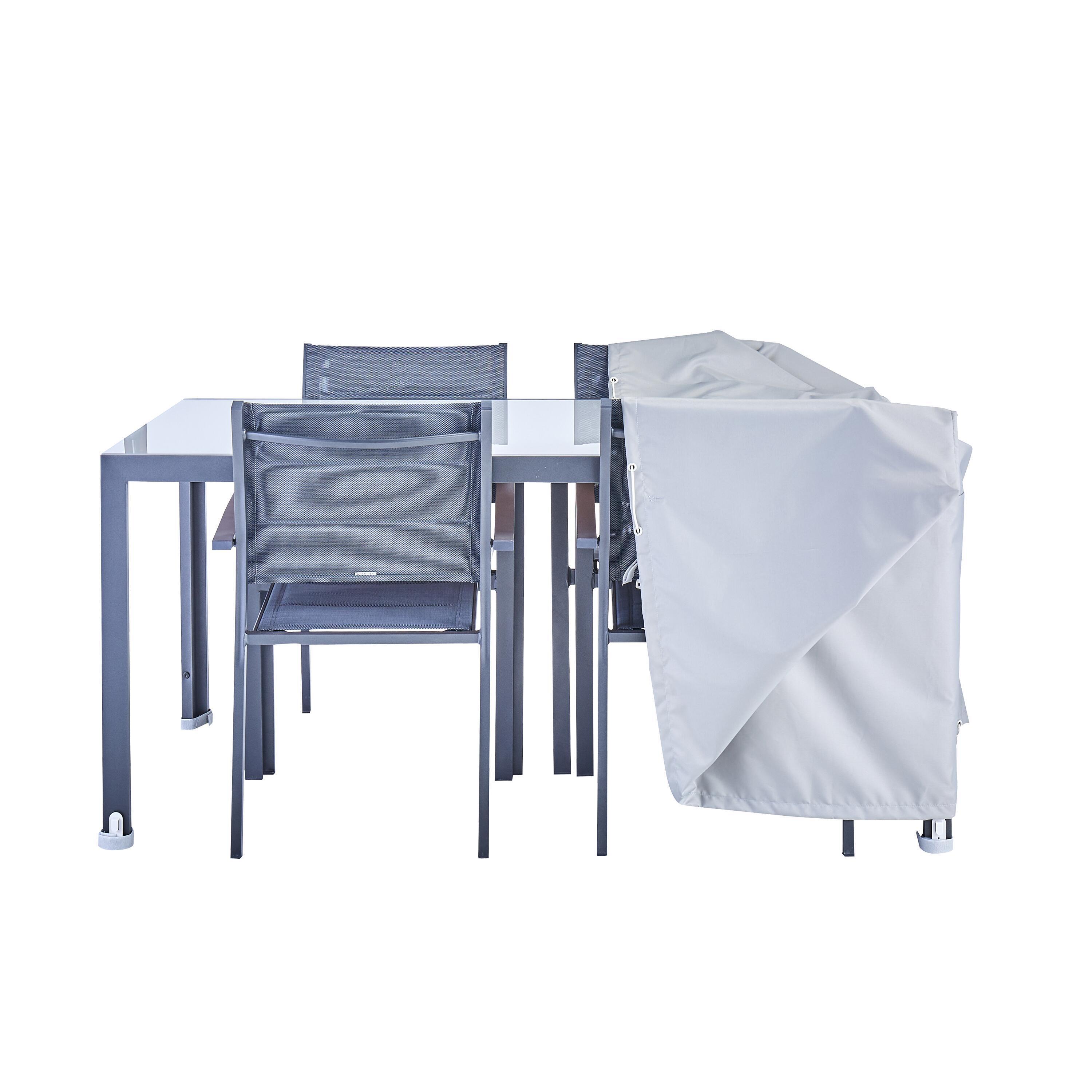Funda de protección Prisma para mesa/sillas 100% poliéster 170x110x60 cm - 6
