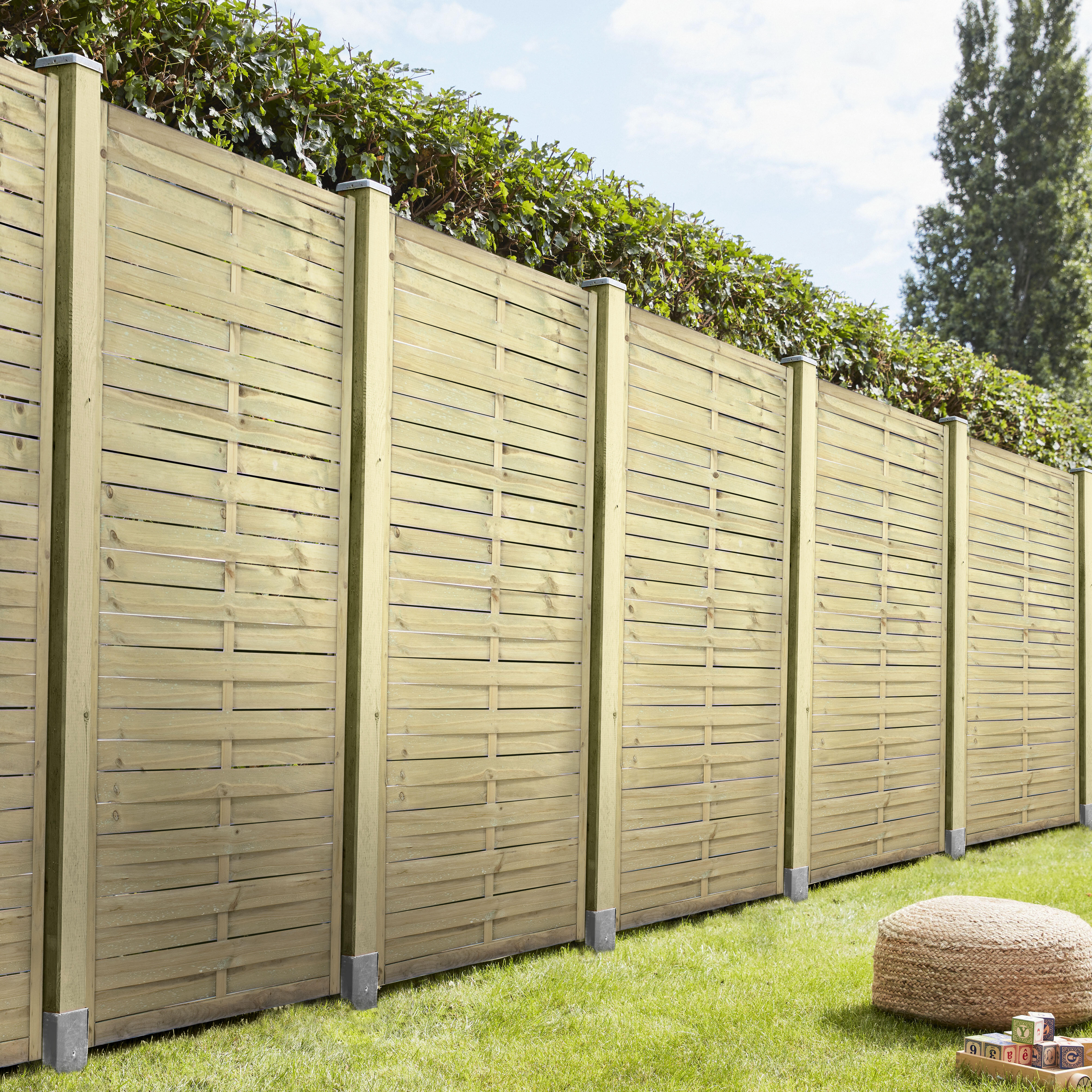 Painel de madeira maciça 90x1,8x180 cm Forest Style - 7