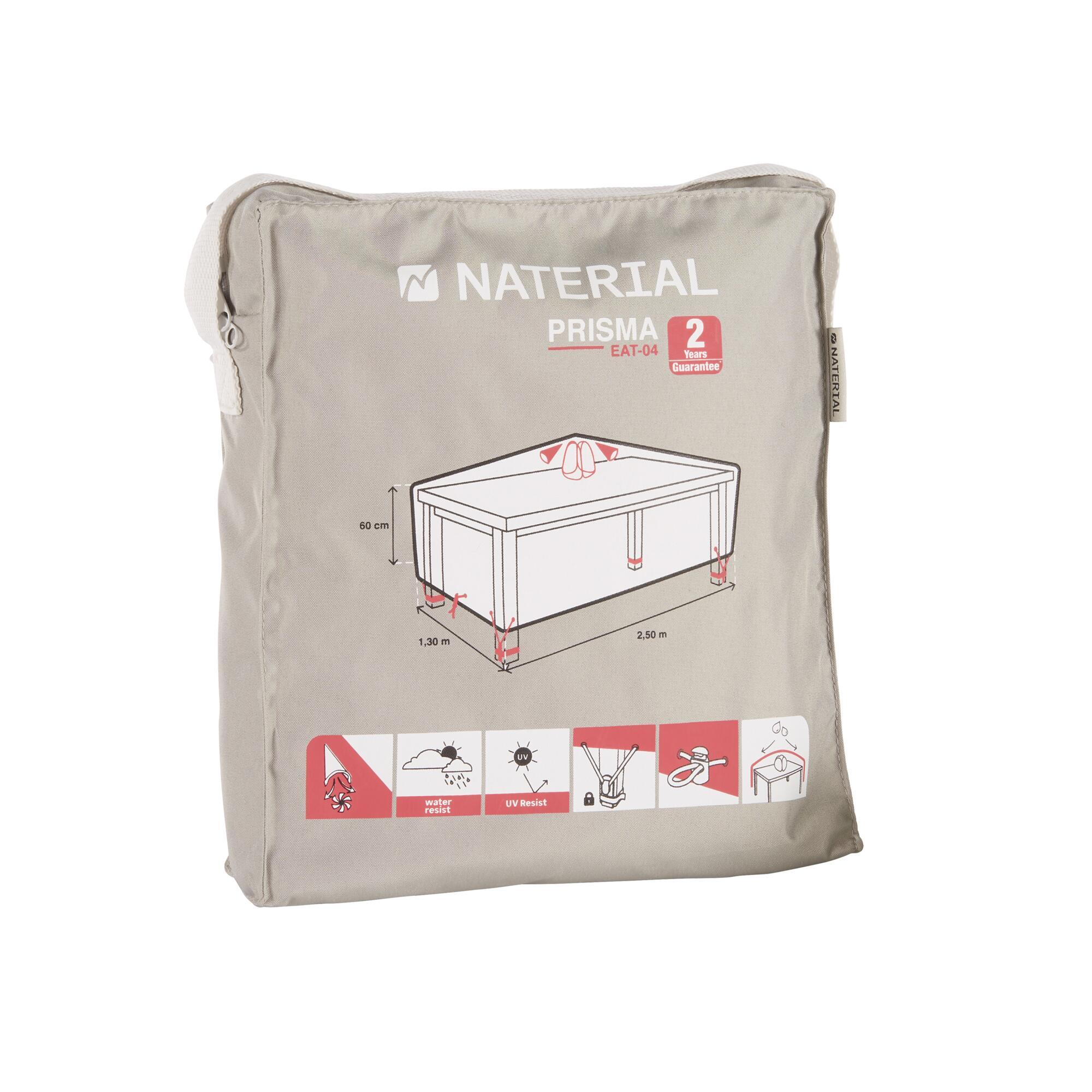 Cobertura para mesa rectangular, tamanho XL 250x130x60 cm Naterial - 5