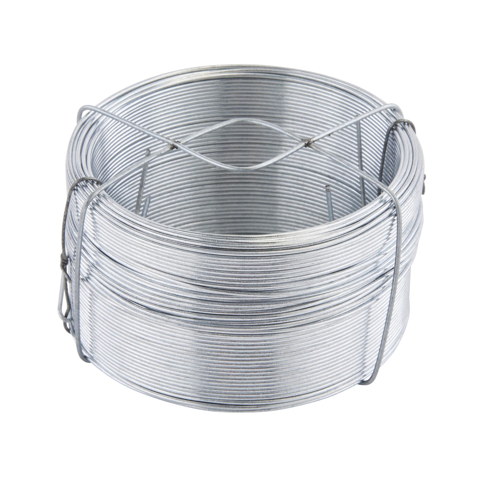 Fil acier galvanisé gris STANDERS, Diam.0.9 mm x L.50 m | Leroy Merlin
